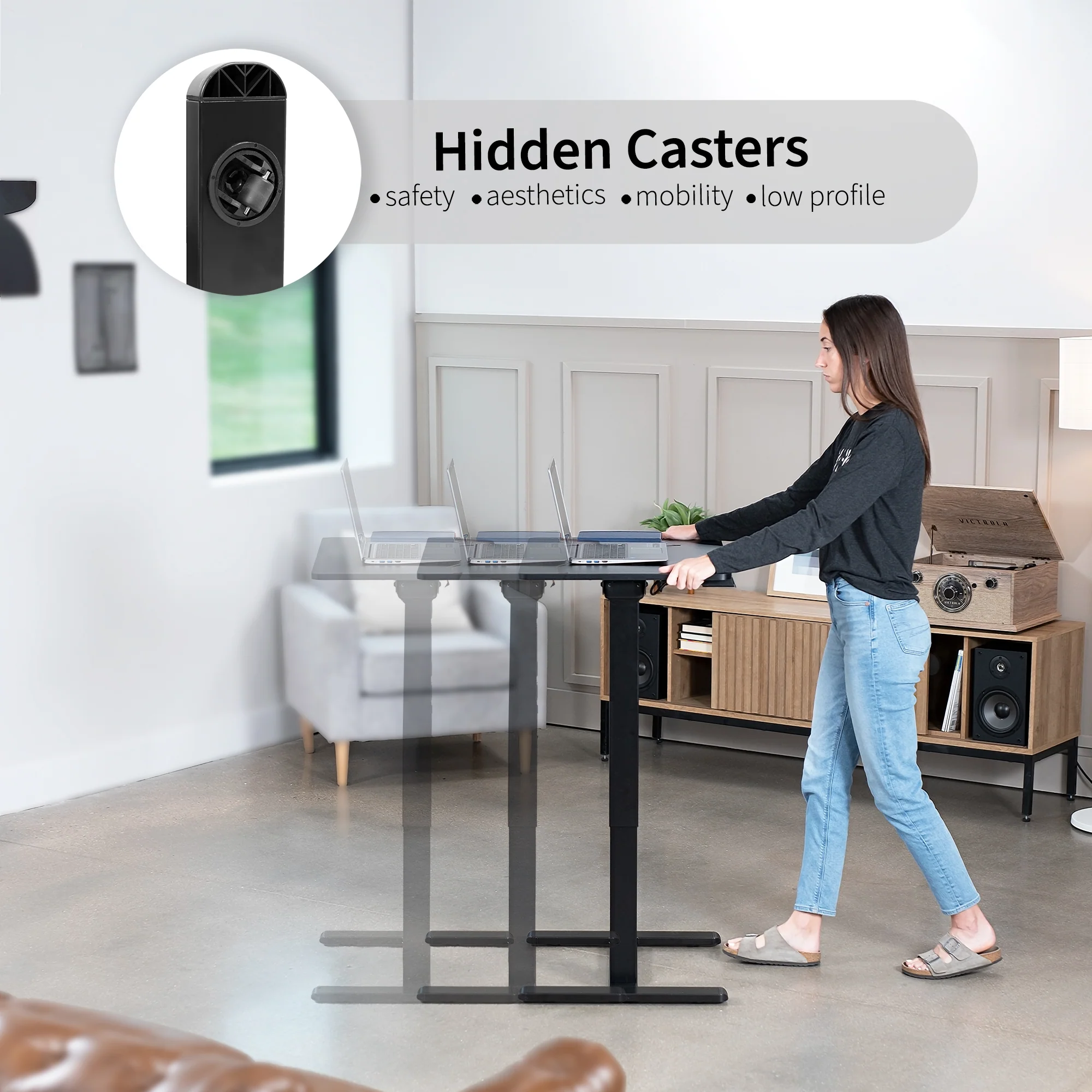 Electric Mobile Overbed Table - Image 7