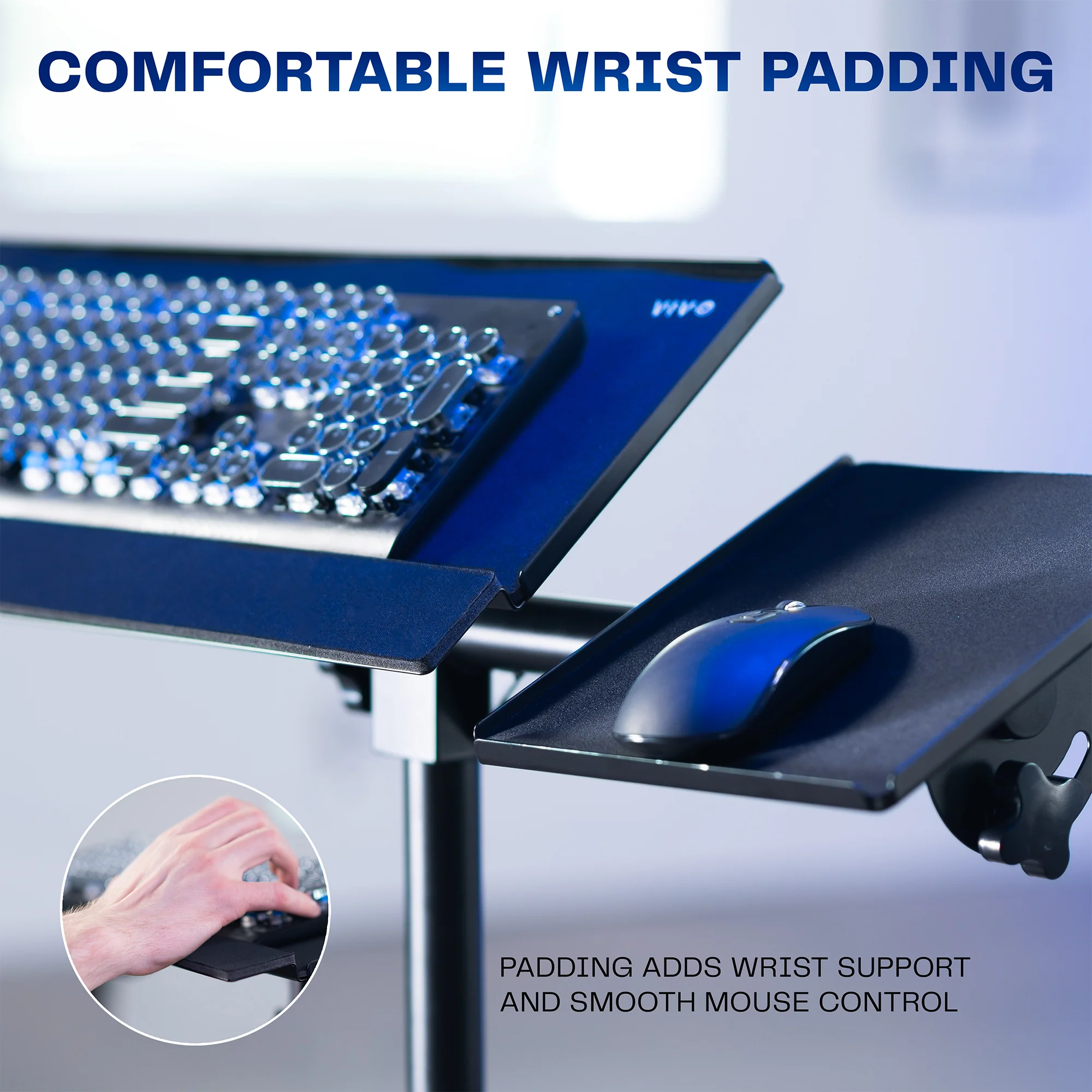 Freestanding Keyboard Tray Cart - Image 6