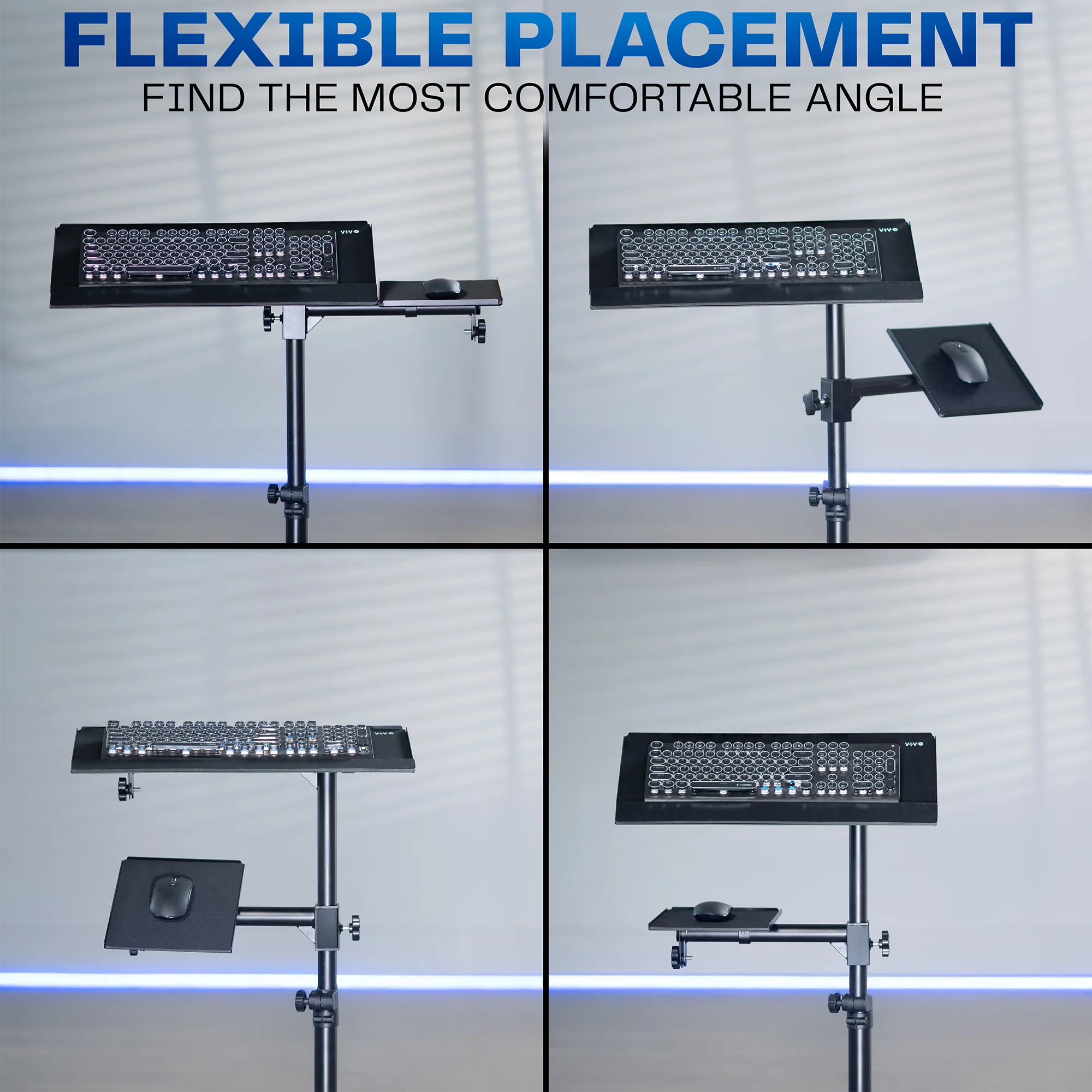 Freestanding Keyboard Tray Cart - Image 7