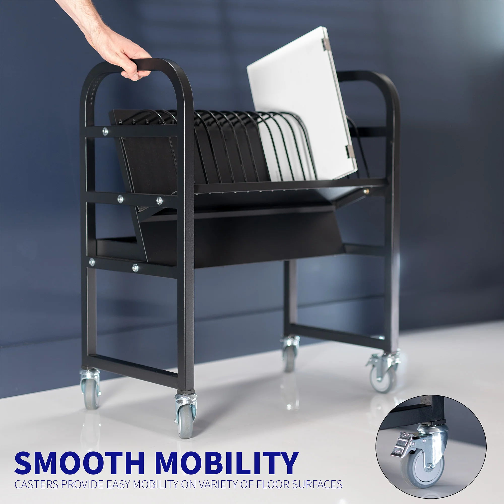 16-Device Open Charging Cart - Image 6