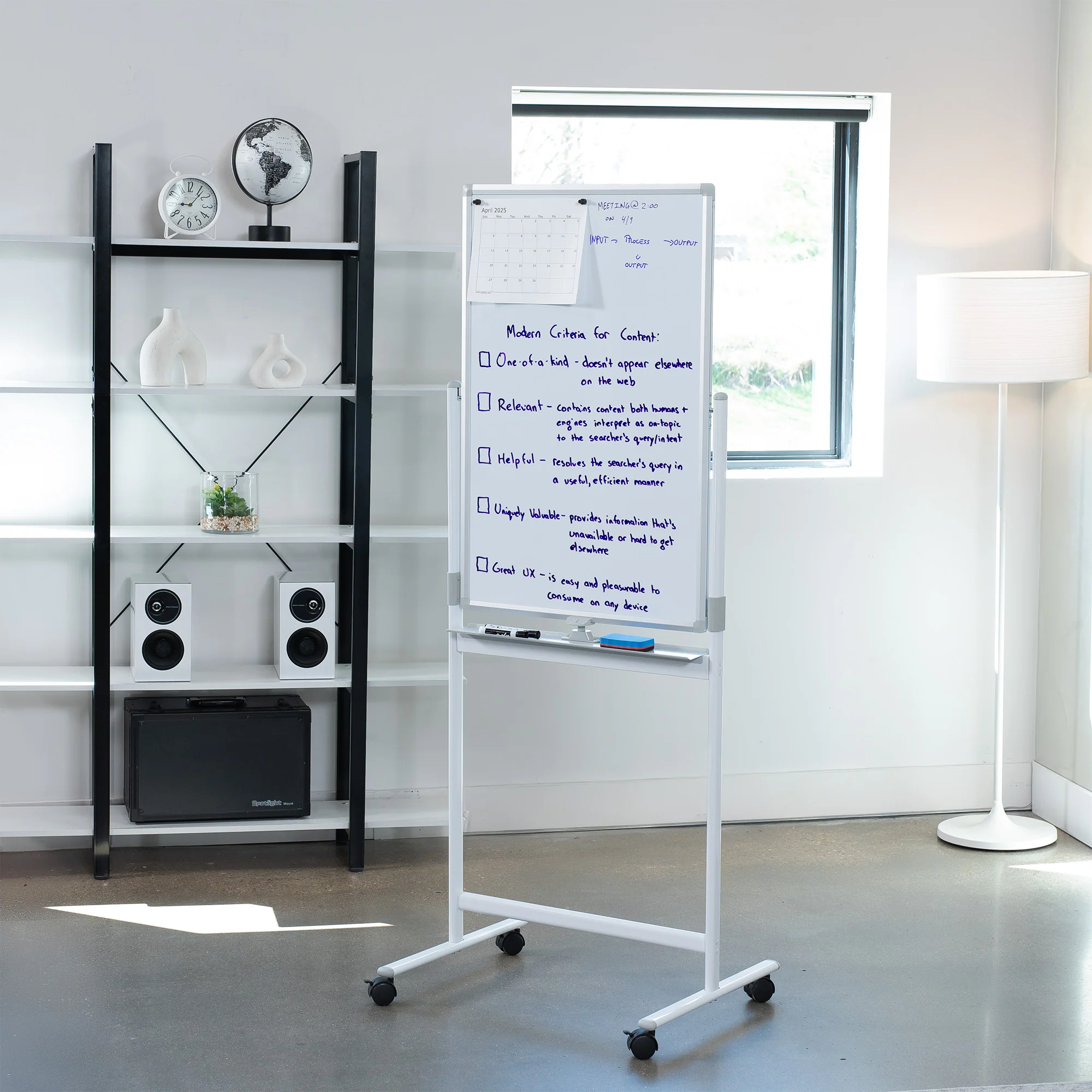 Mobile Double Sided Whiteboard - Image 3