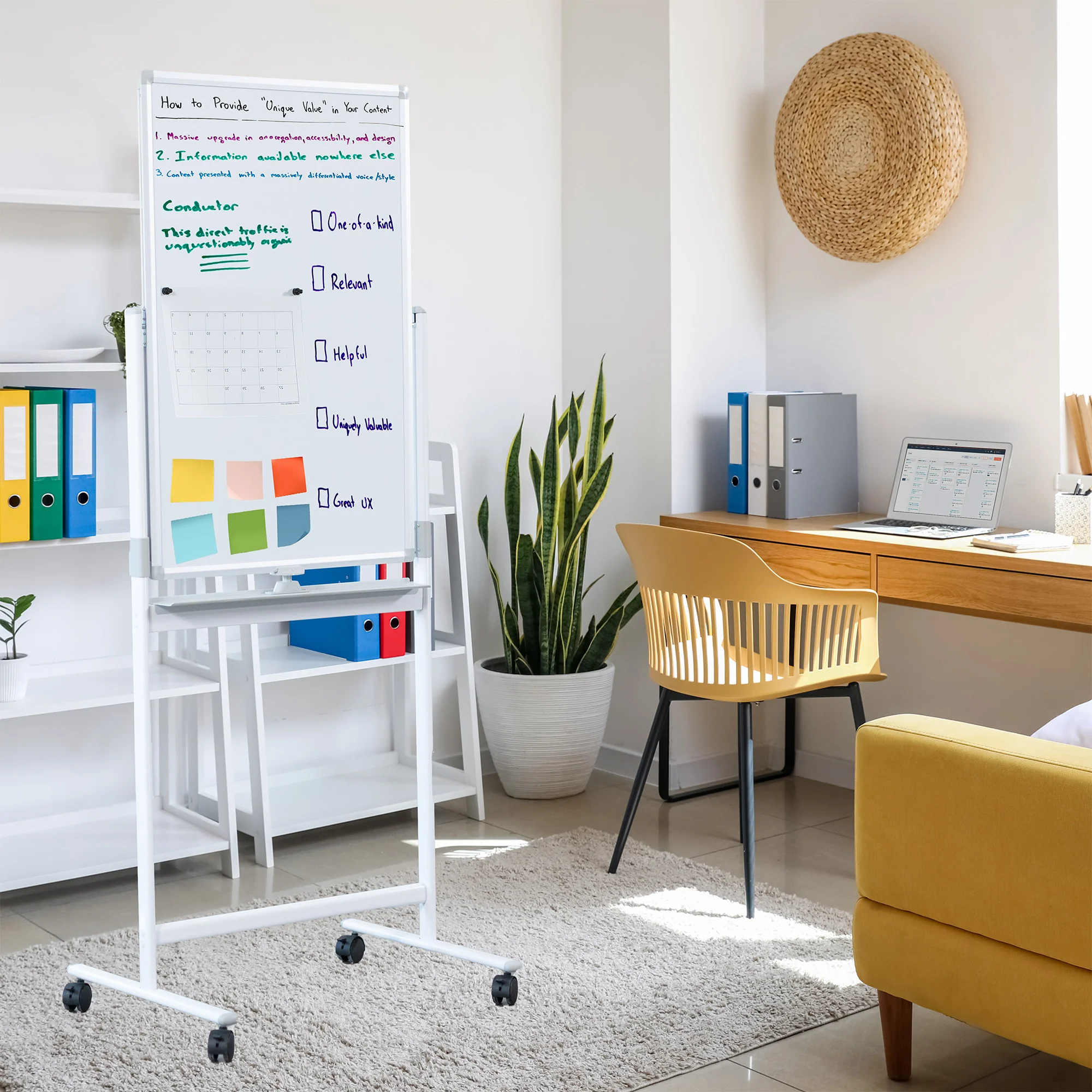 Mobile Double Sided Whiteboard - Image 7