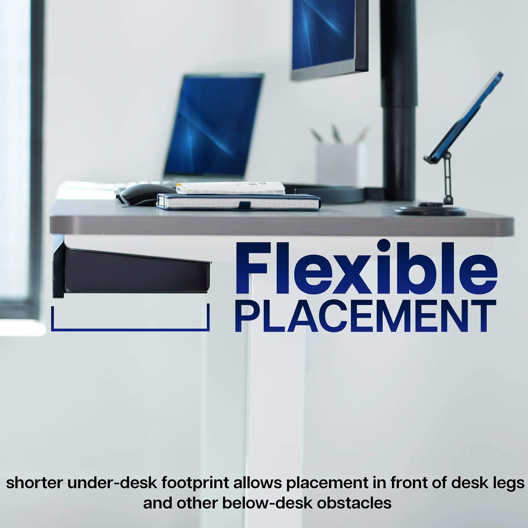 Pull Out Dual Under Desk Drawer - Image 5