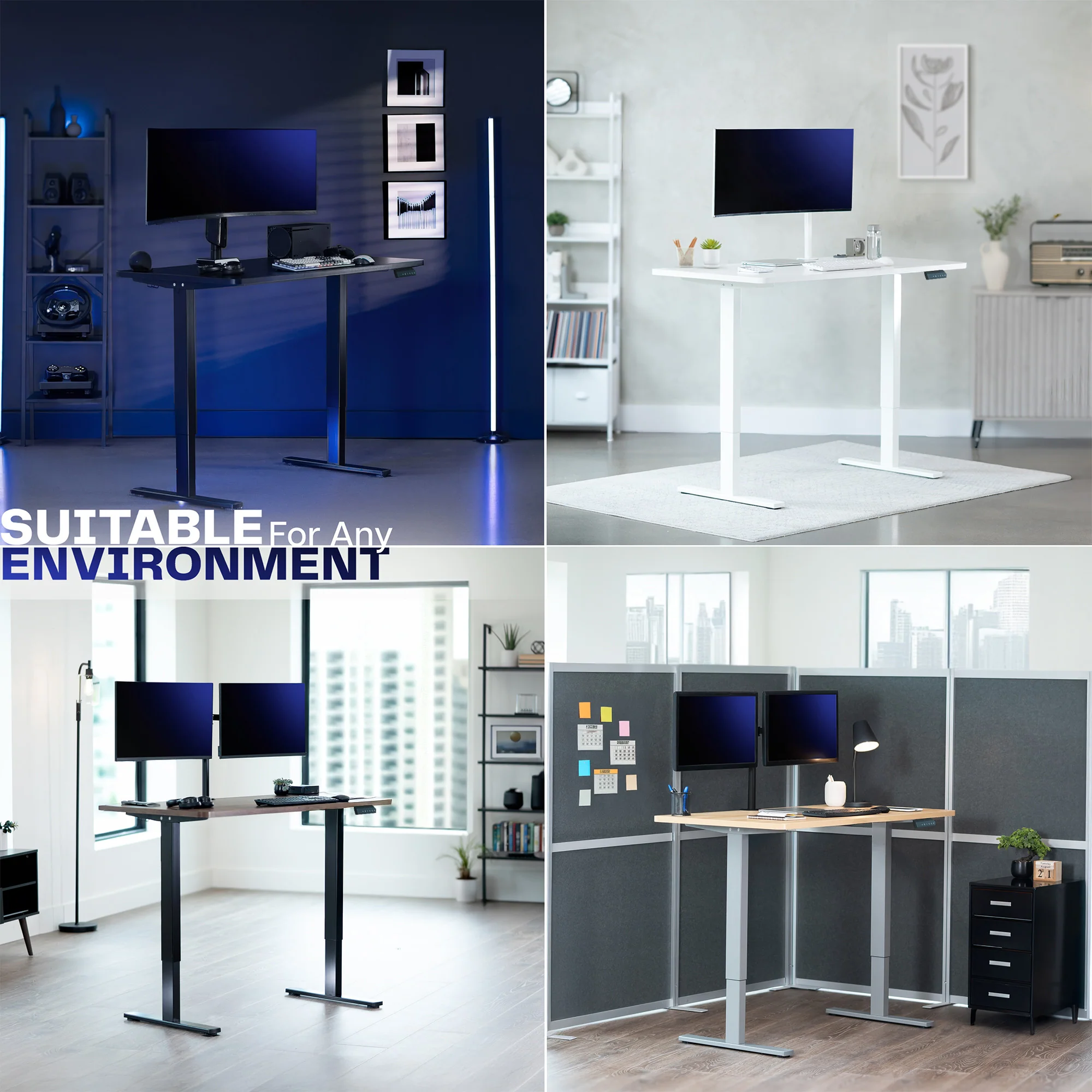 Electric Dual Motor Desk Frame with Memory Controller - Image 9