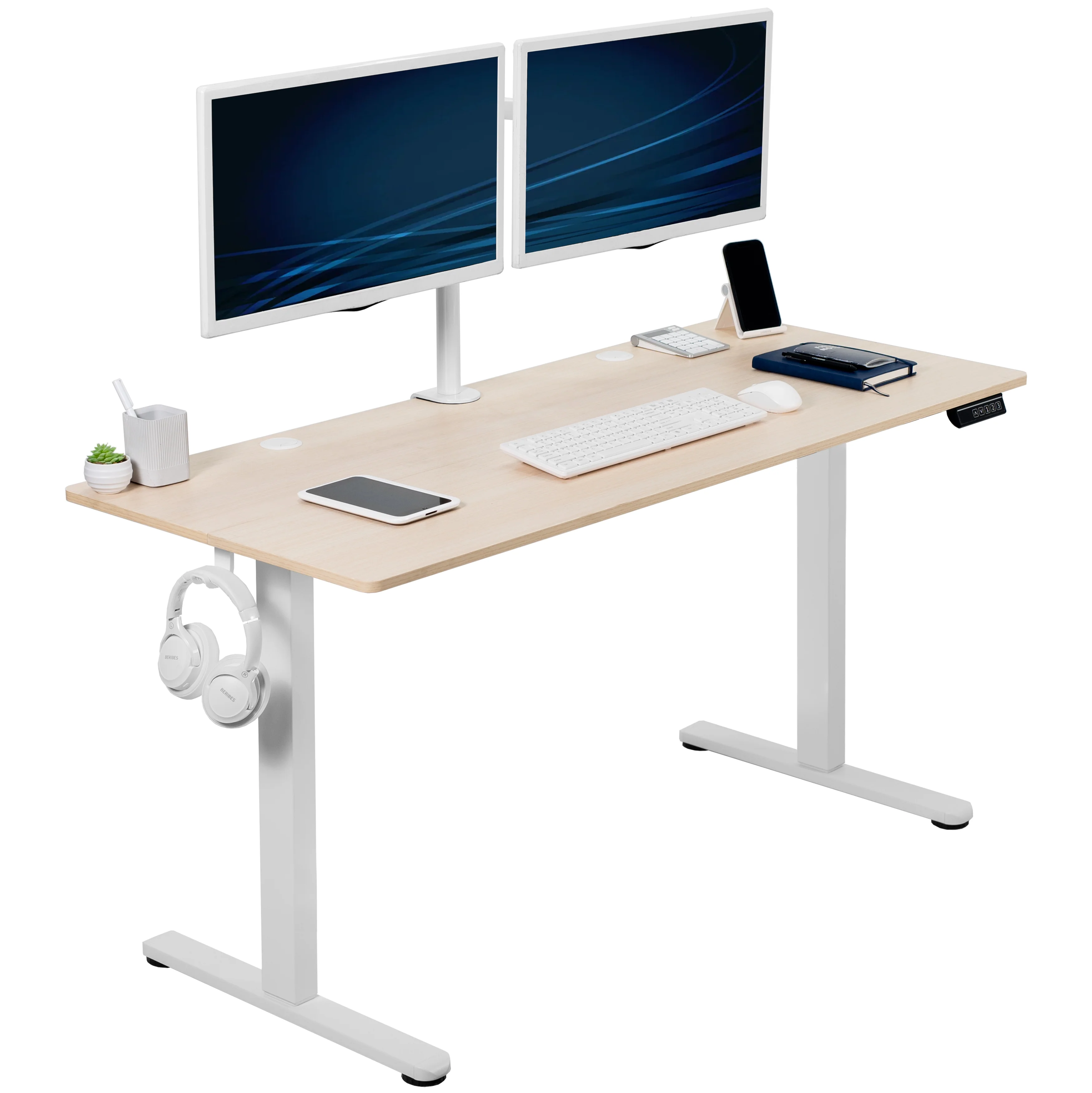 E155 Series - 55" x 24" Electric Desk - Image 10