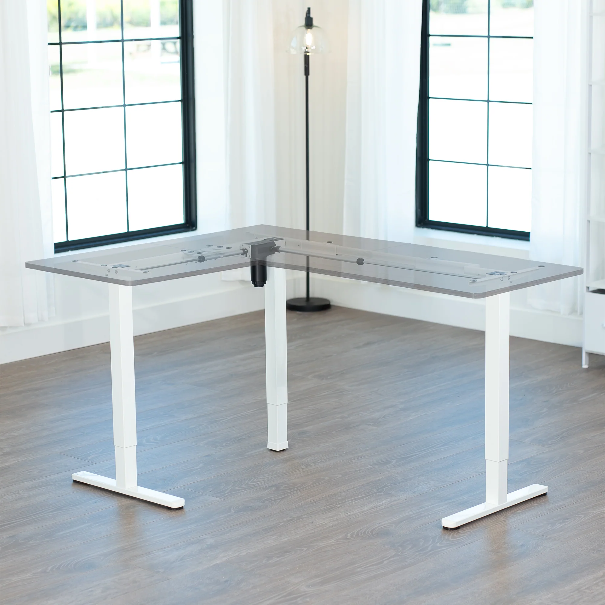 E3 Series - Corner Electric Single Motor Desk Frame - Image 11