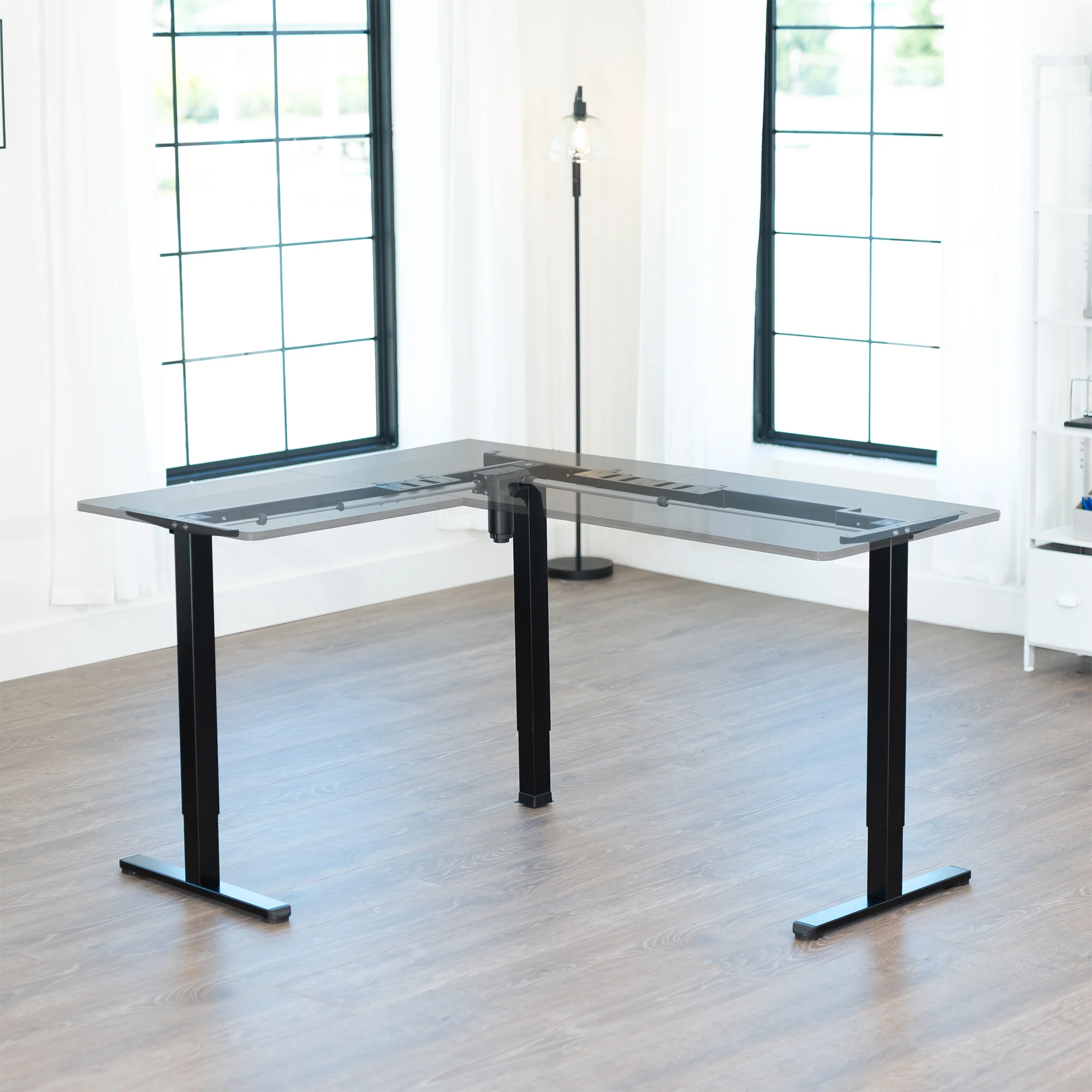 E3 Series - Corner Electric Single Motor Desk Frame - Image 13