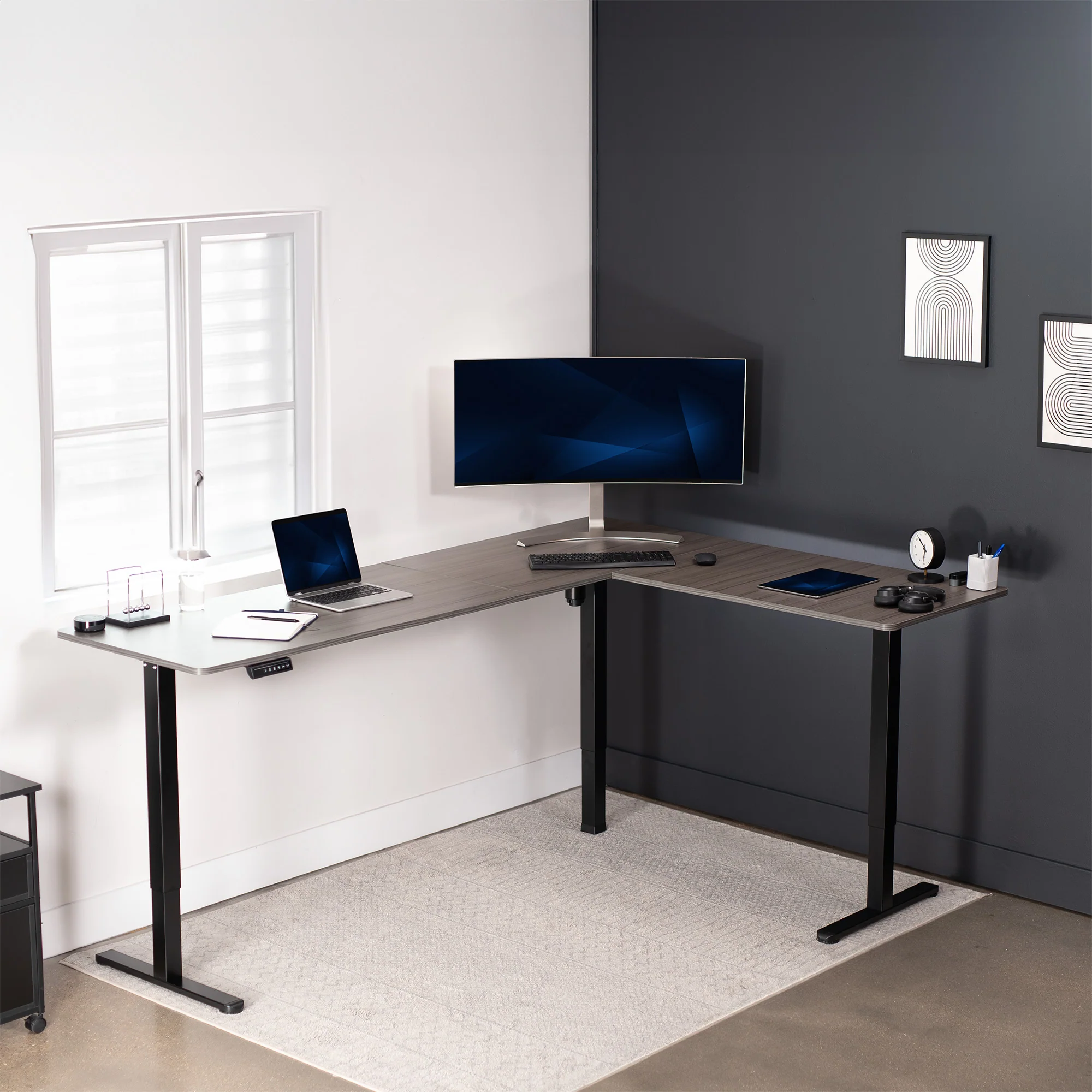 E3 Series - Corner Electric Desk - Image 104
