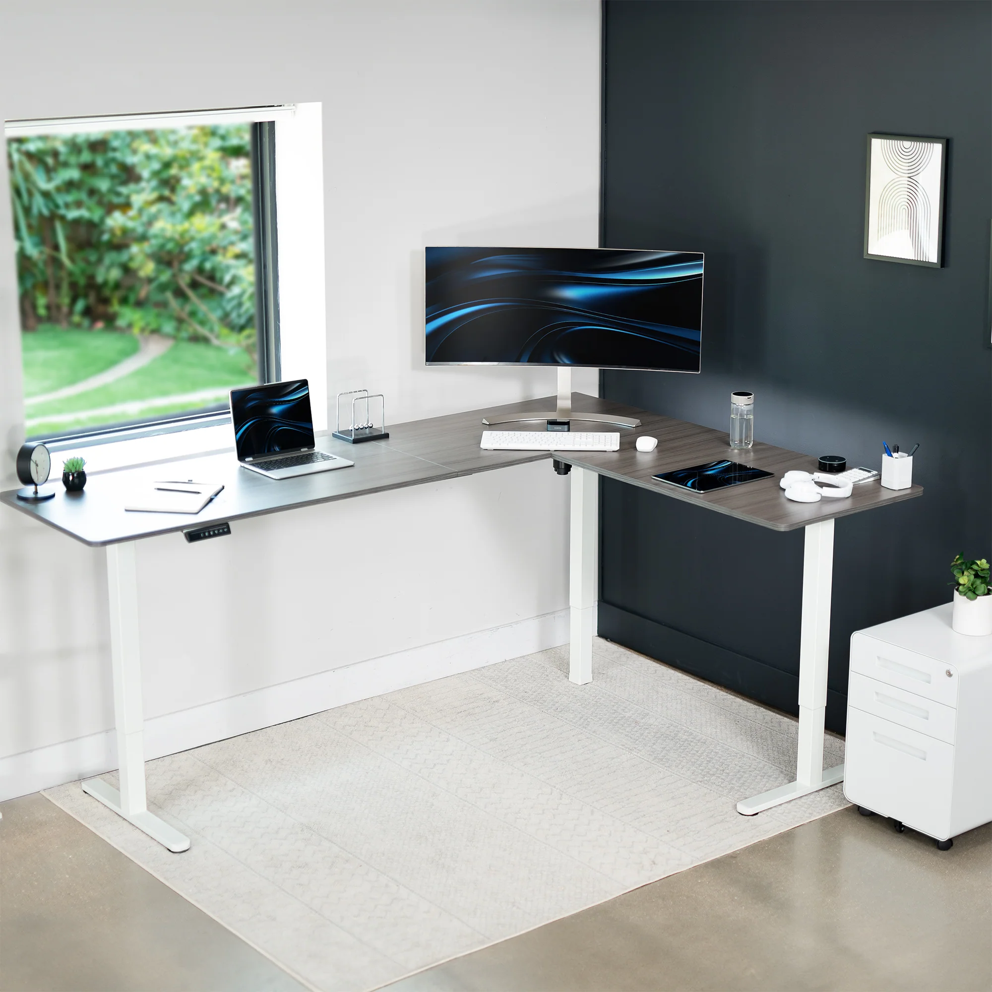 E3 Series - Corner Electric Desk - Image 116