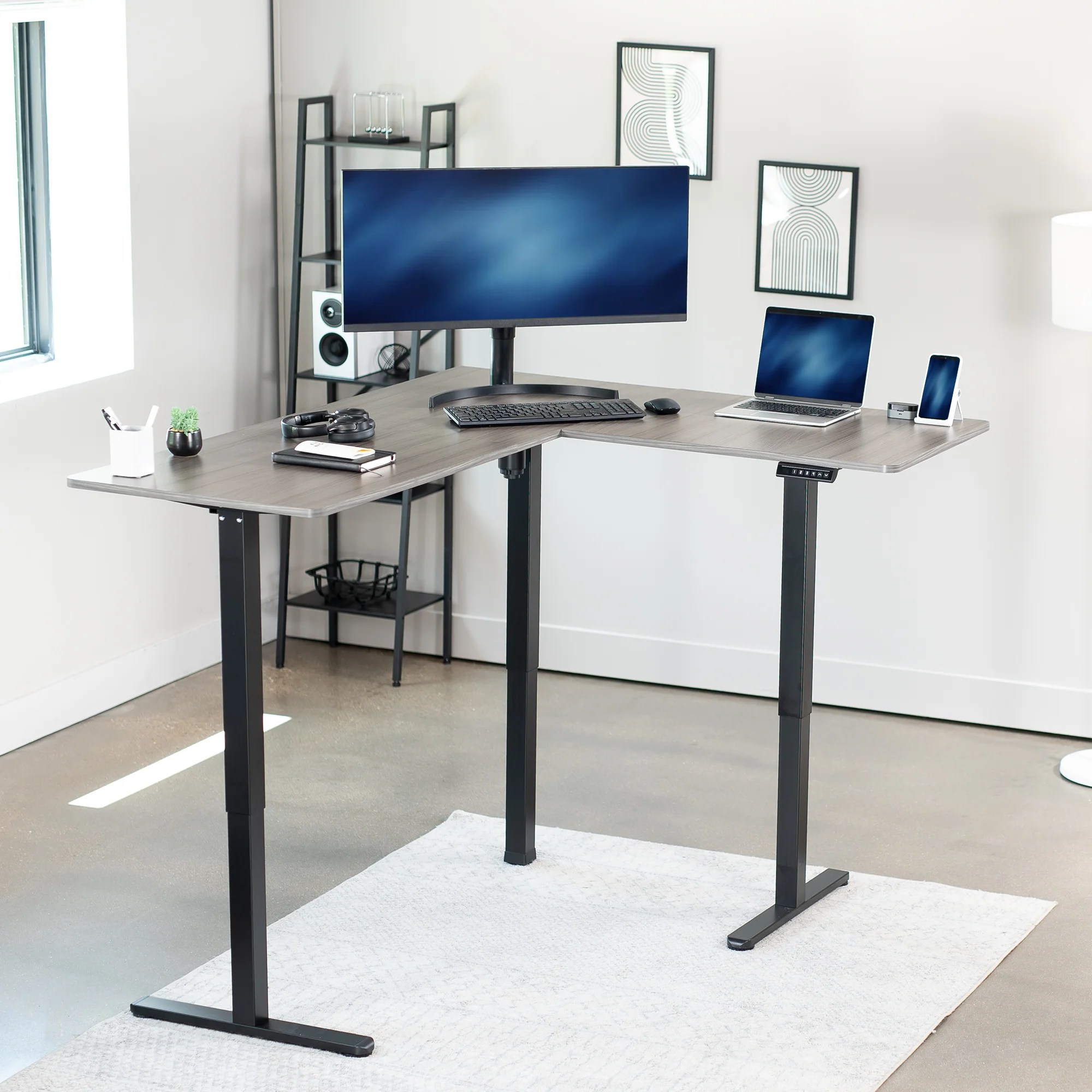 E3 Series - Corner Electric Desk - Image 15
