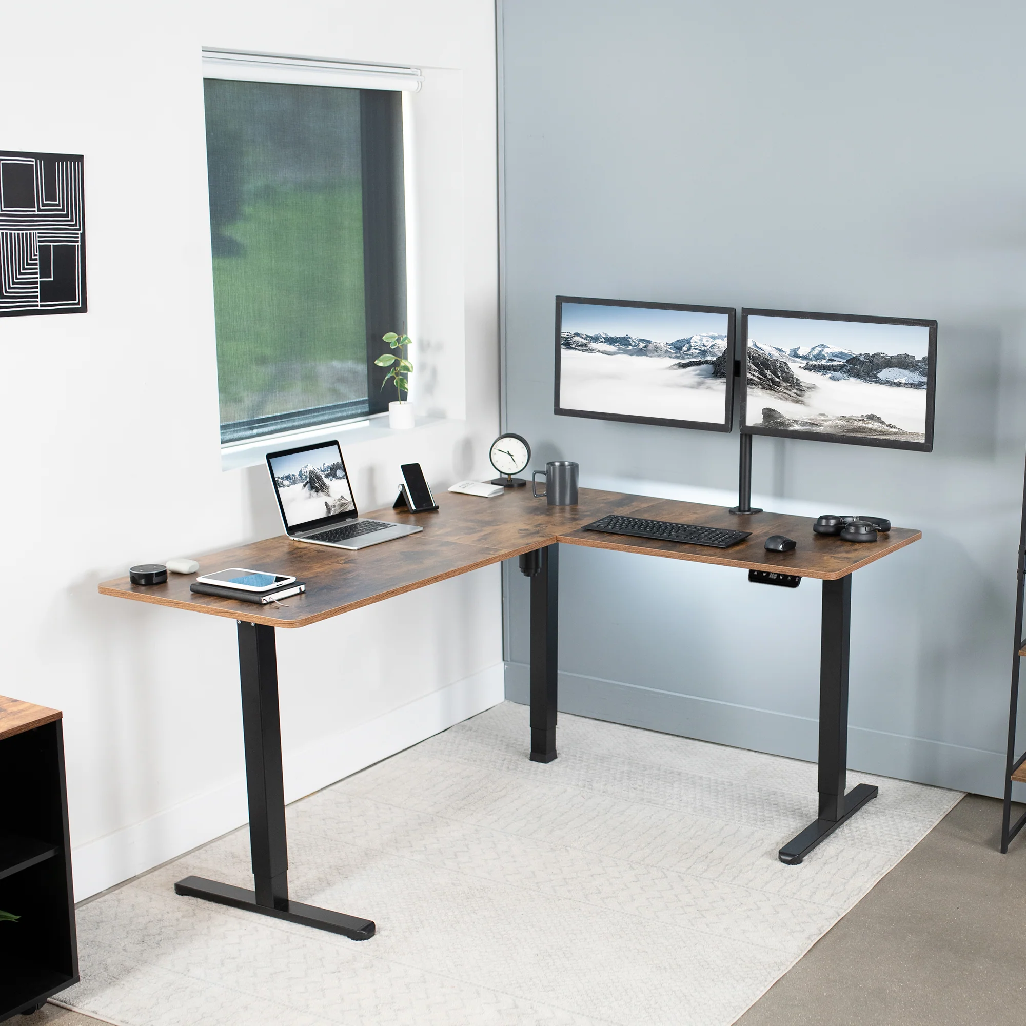 E3 Series - Corner Electric Desk - Image 17