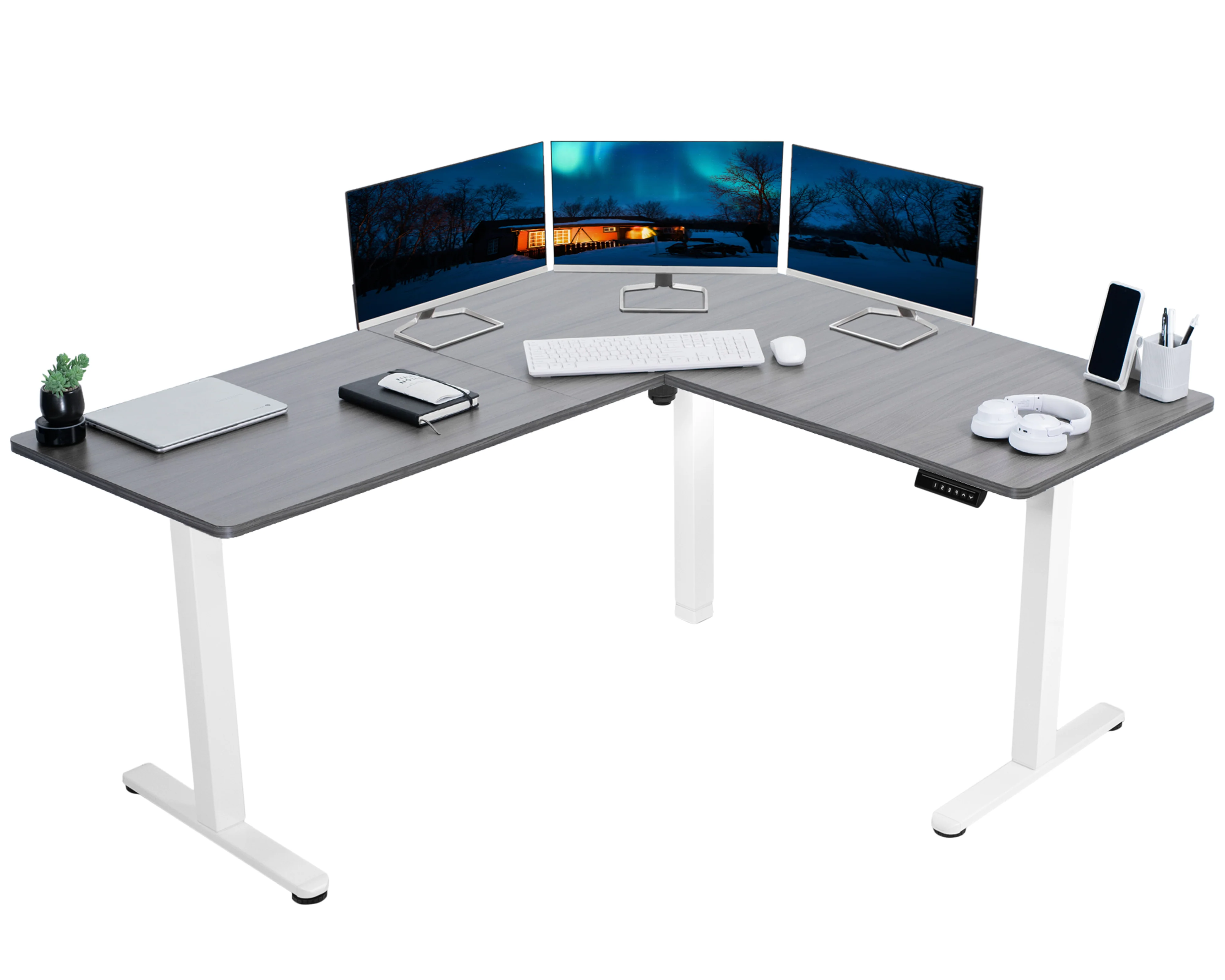 E3 Series - Corner Electric Desk - Image 38