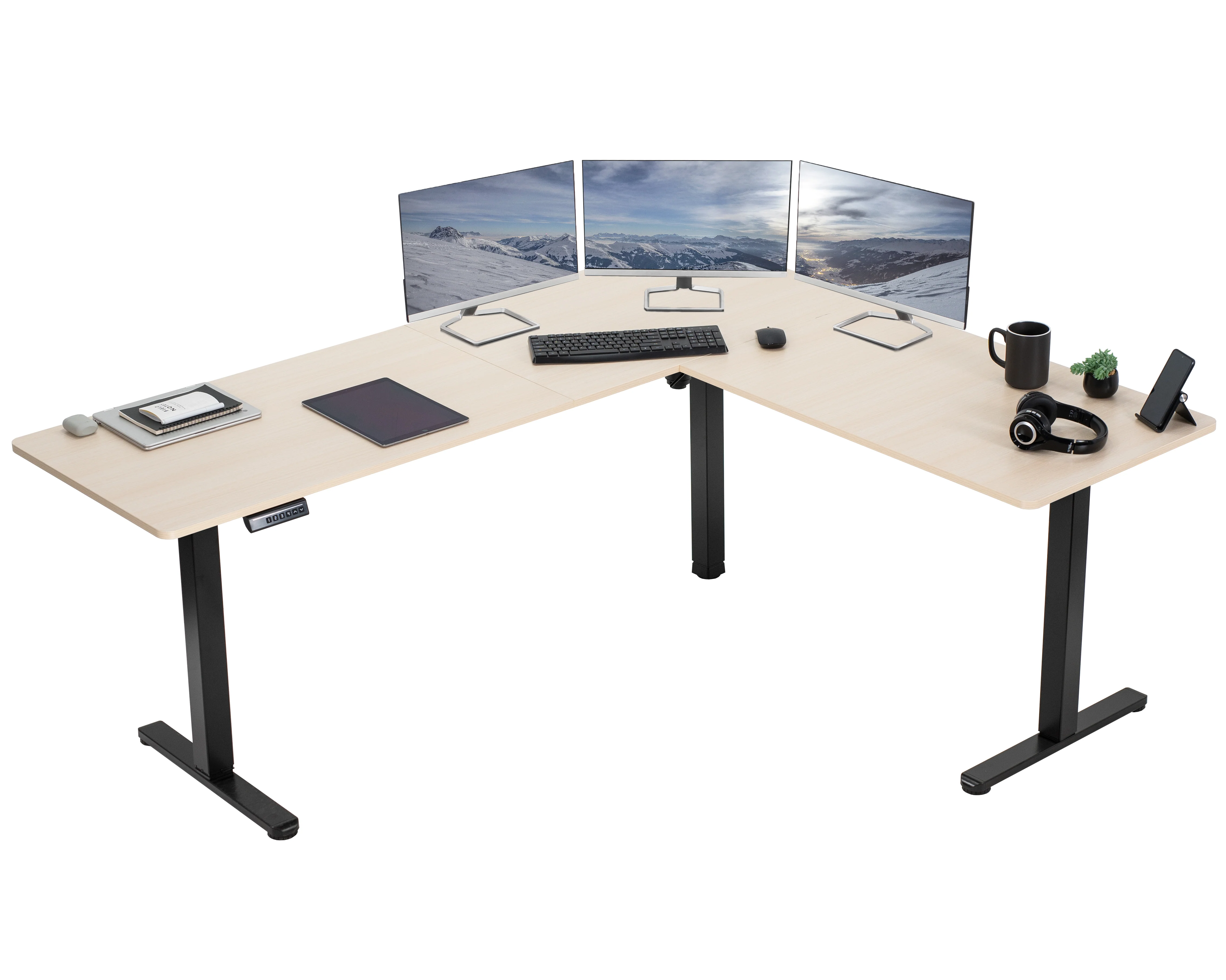 E3 Series - Corner Electric Desk - Image 46