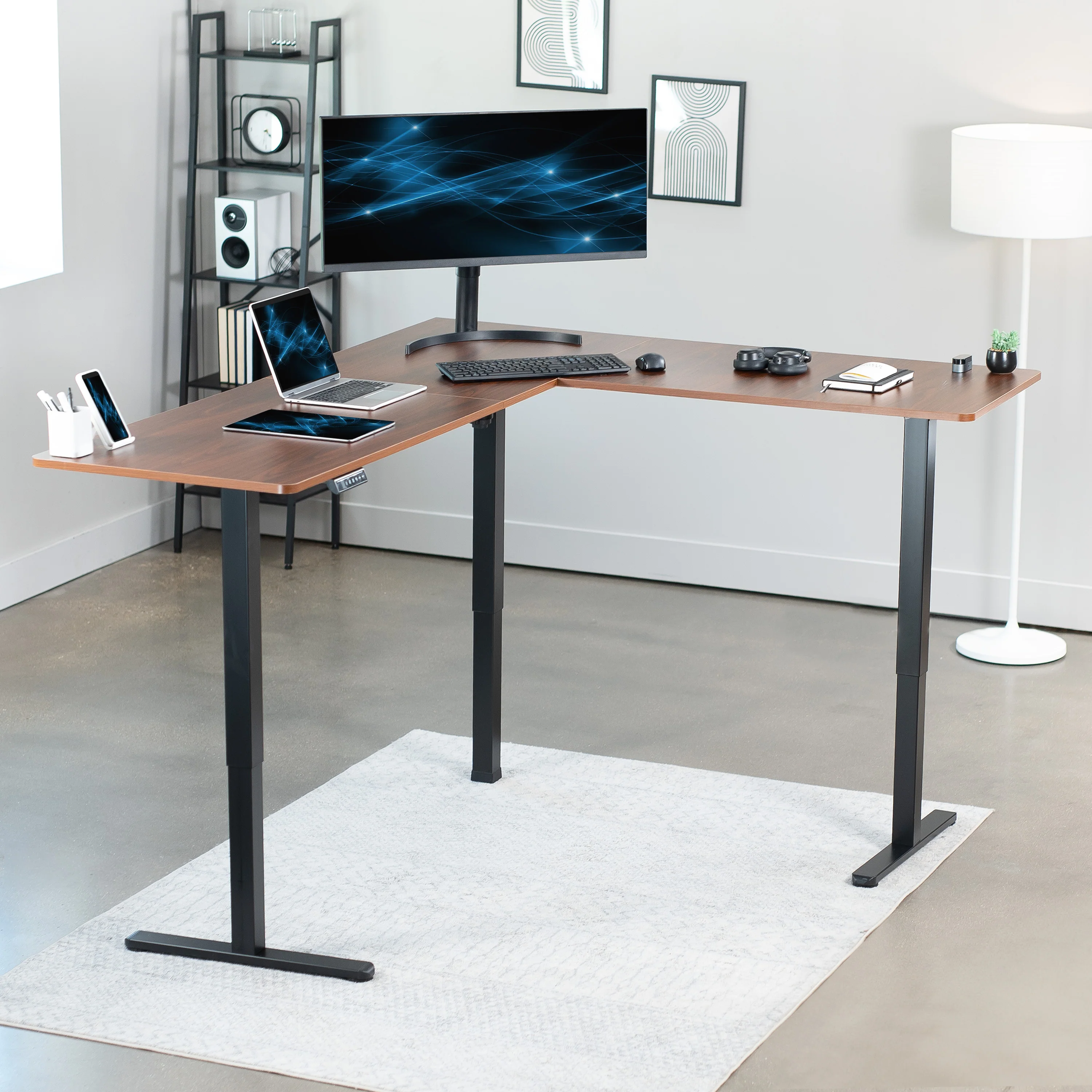 E3 Series - Corner Electric Desk - Image 49