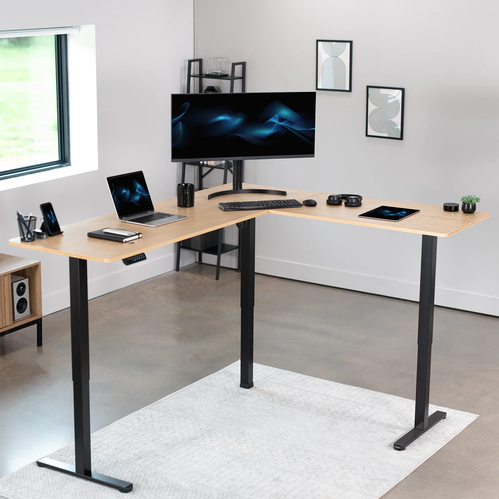 E3 Series - Corner Electric Desk - Image 56