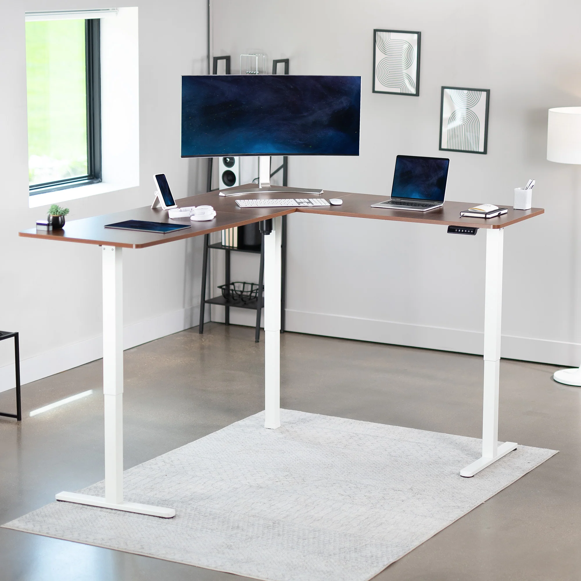 E3 Series - Corner Electric Desk - Image 62