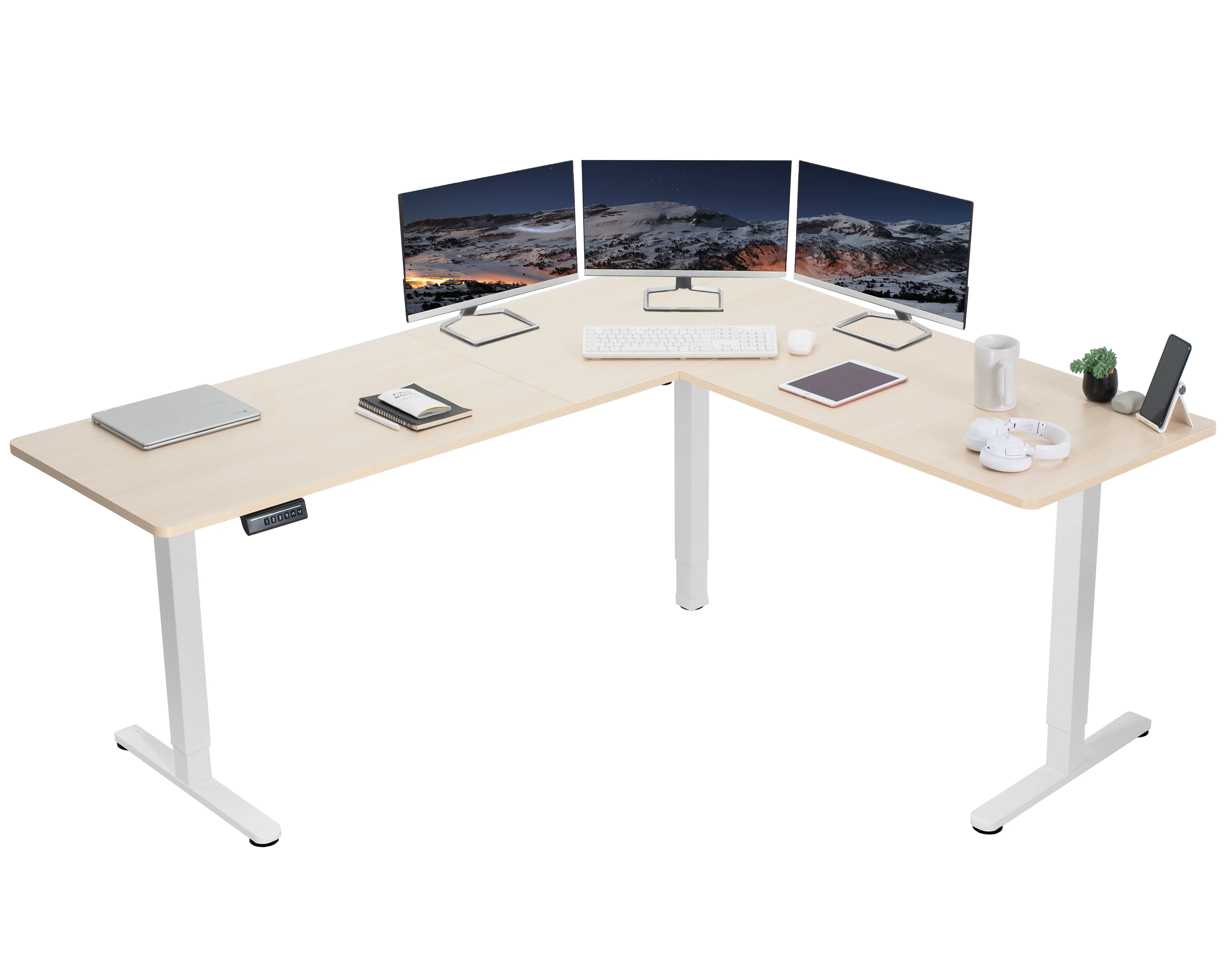 E3 Series - Corner Electric Desk - Image 65