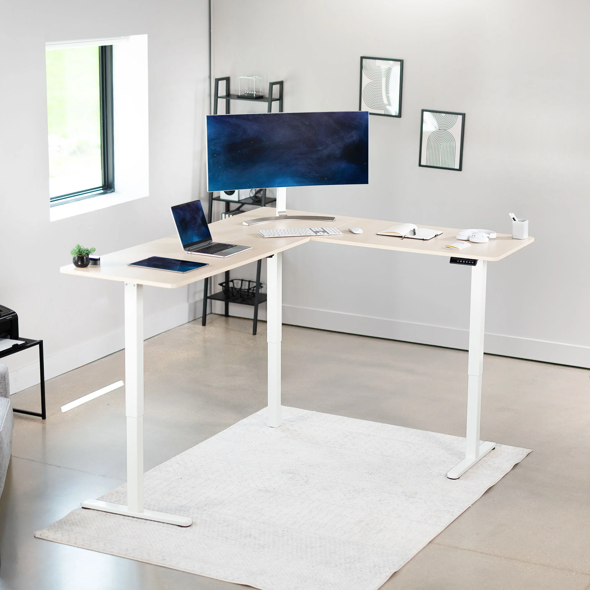 E3 Series - Corner Electric Desk - Image 66