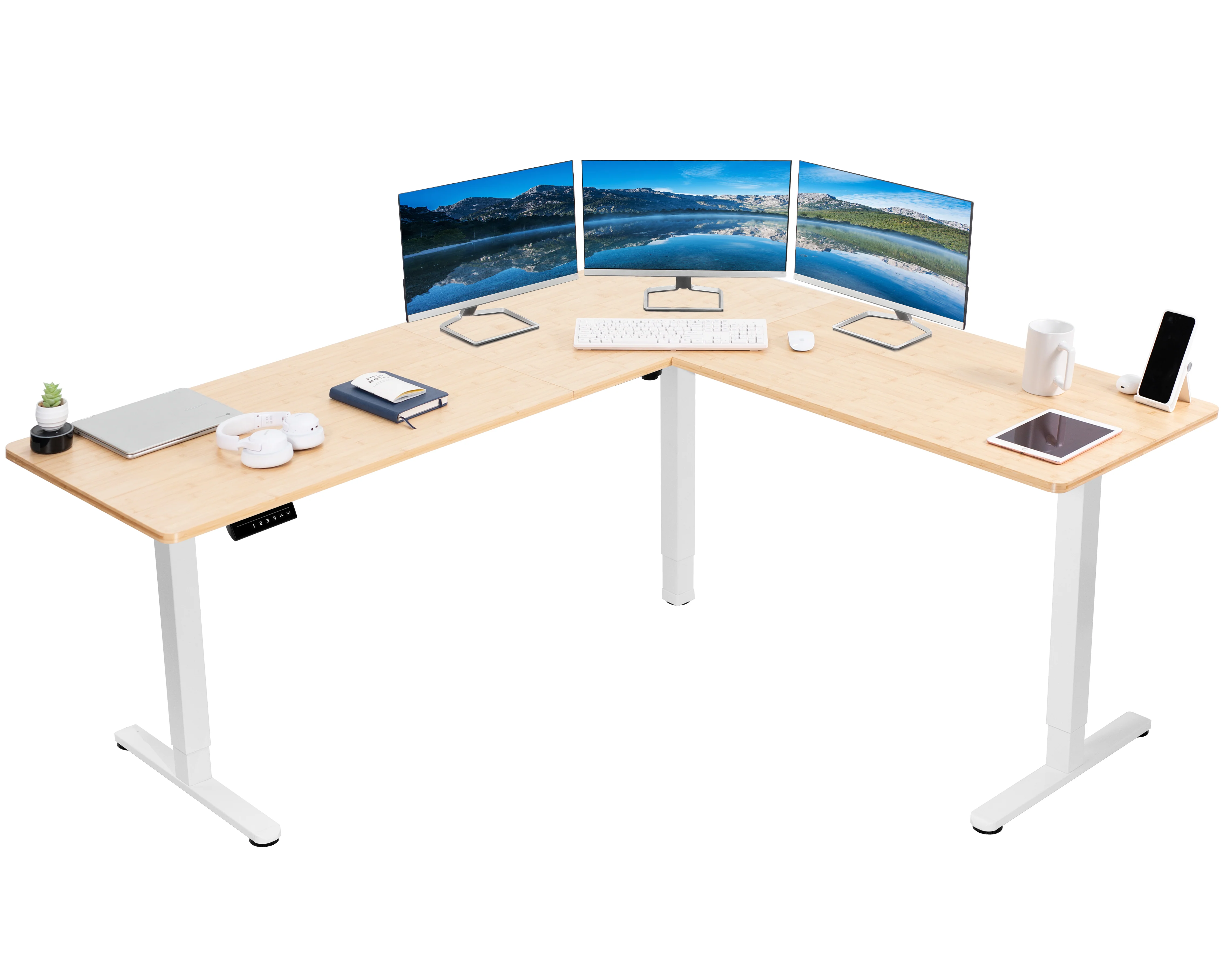 E3 Series - Corner Electric Desk - Image 67