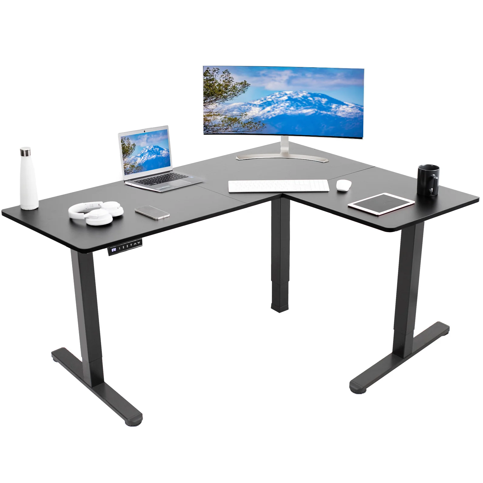 E3 Series - Corner Electric Desk - Image 73