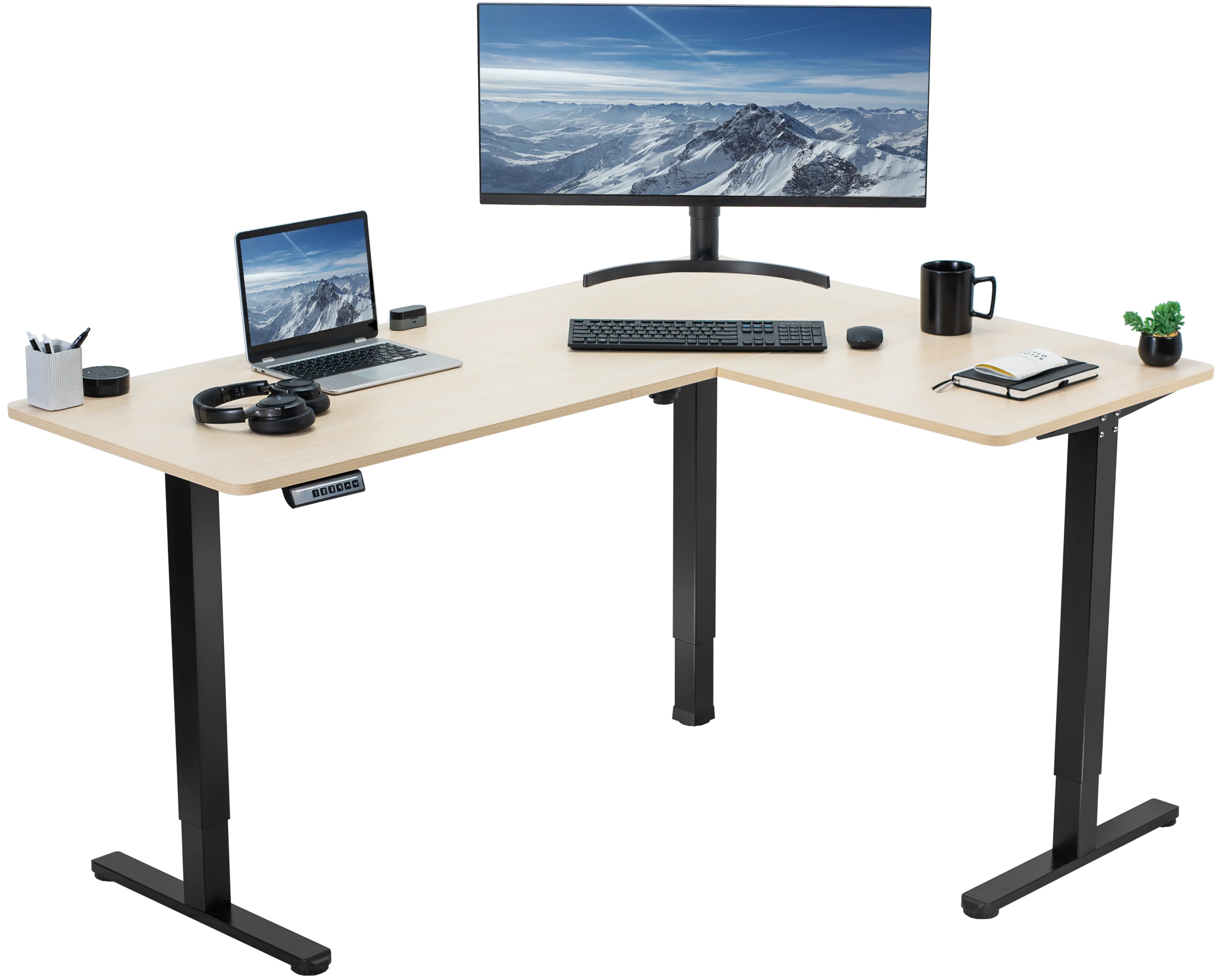 E3 Series - Corner Electric Desk - Image 75
