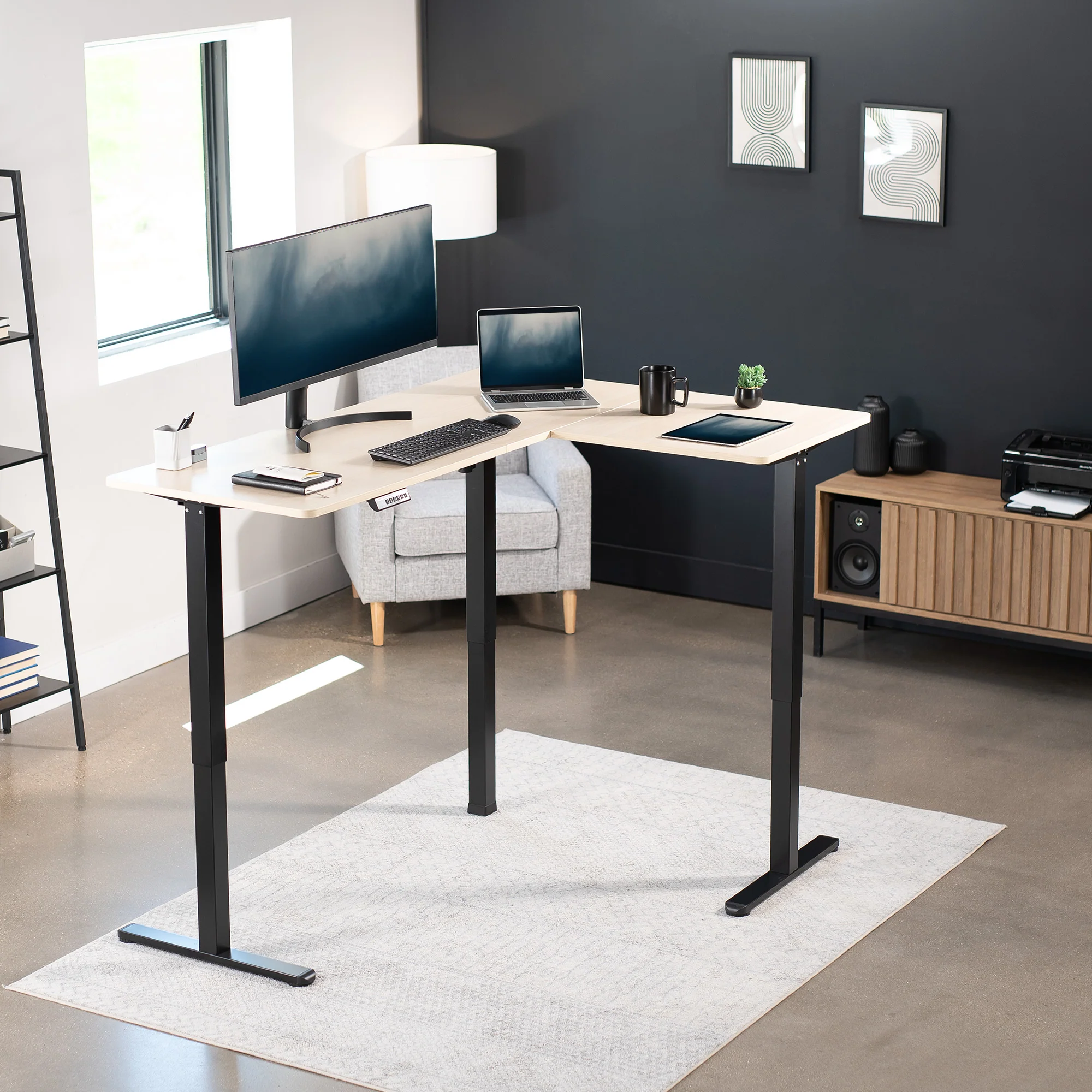 E3 Series - Corner Electric Desk - Image 76