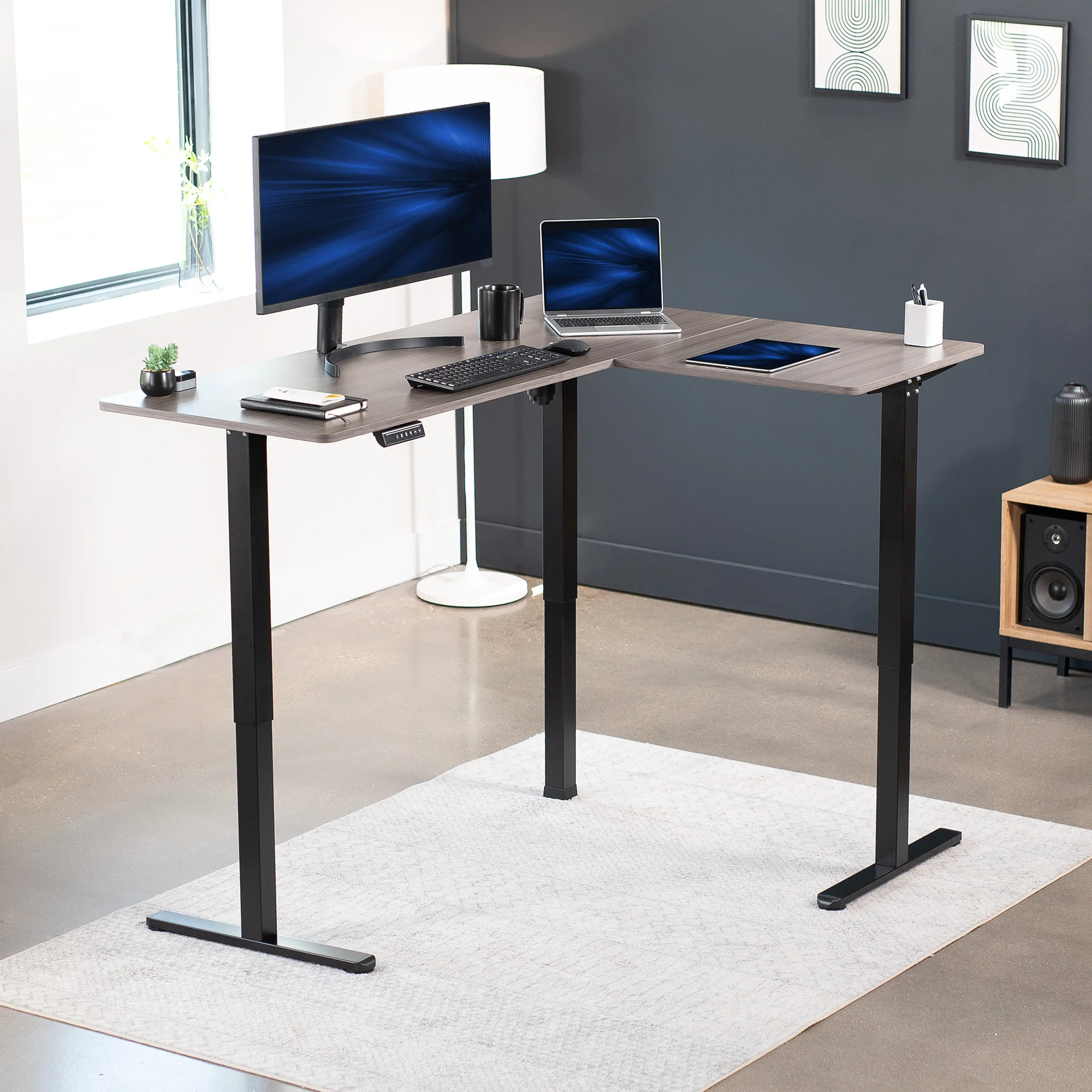 E3 Series - Corner Electric Desk - Image 80