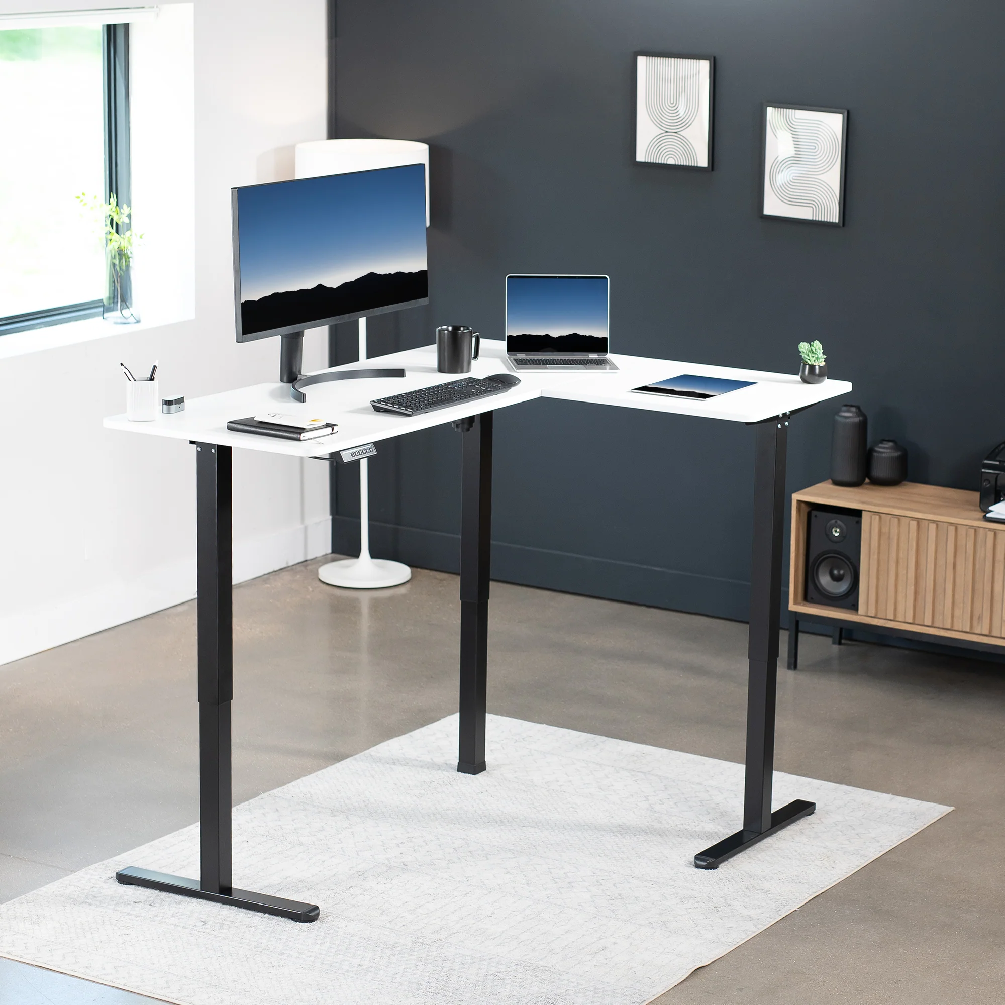 E3 Series - Corner Electric Desk - Image 84