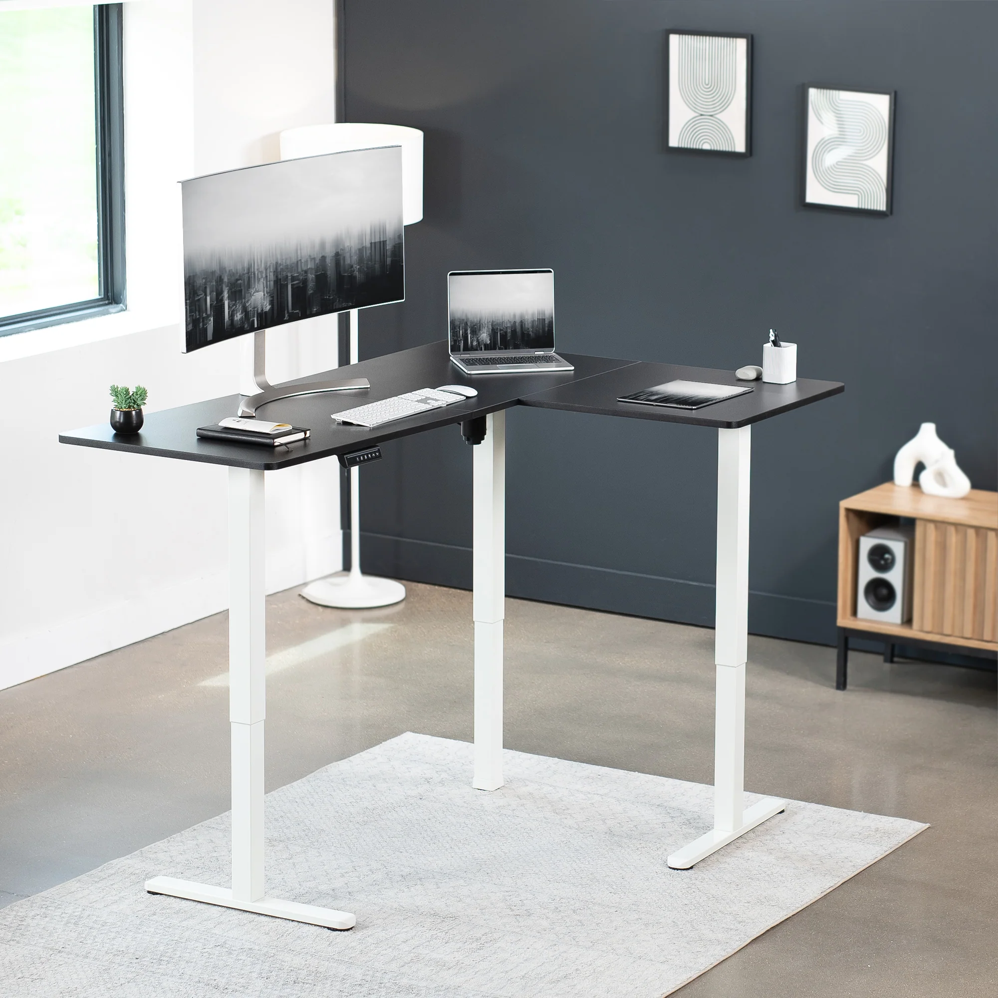 E3 Series - Corner Electric Desk - Image 86