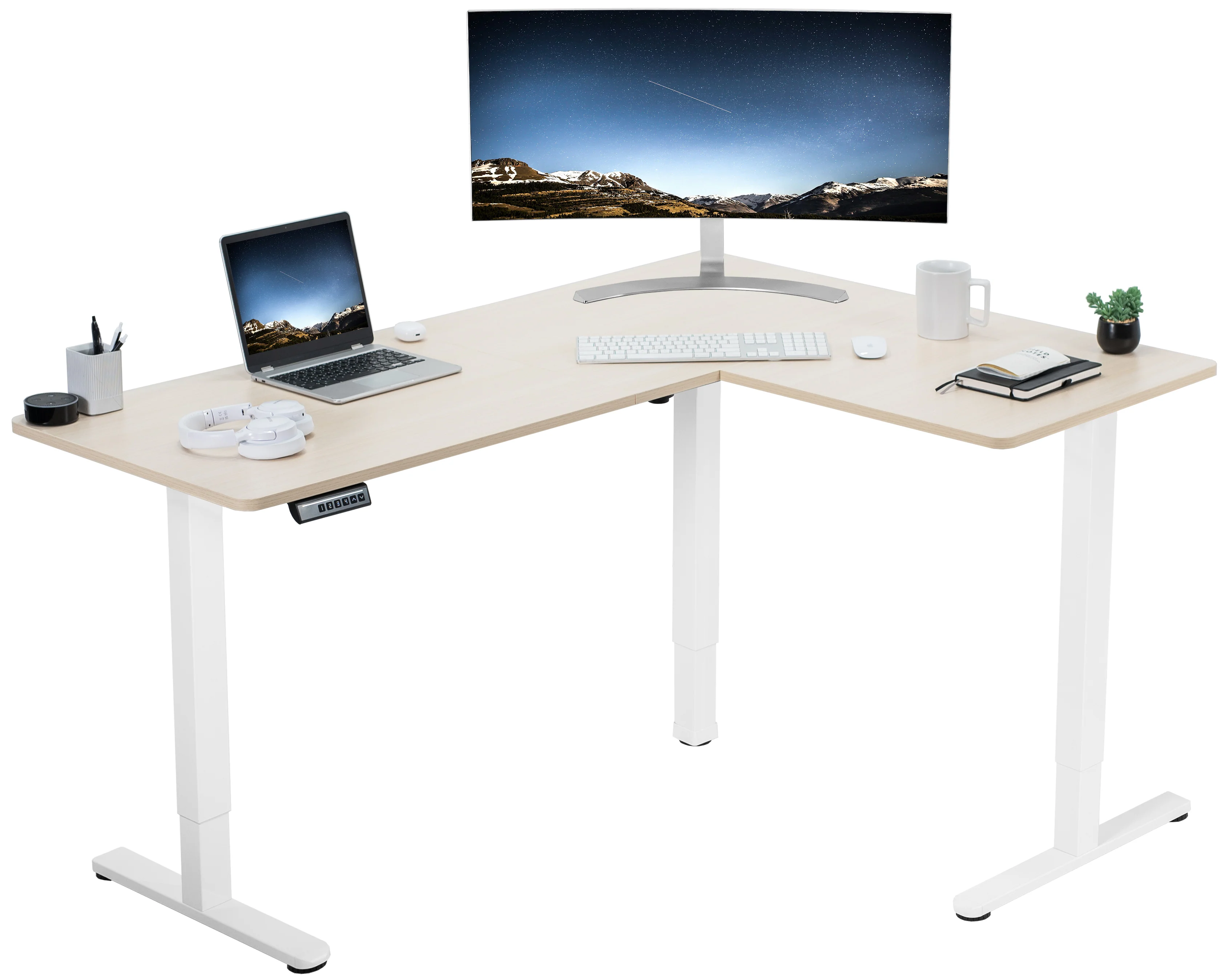E3 Series - Corner Electric Desk - Image 87