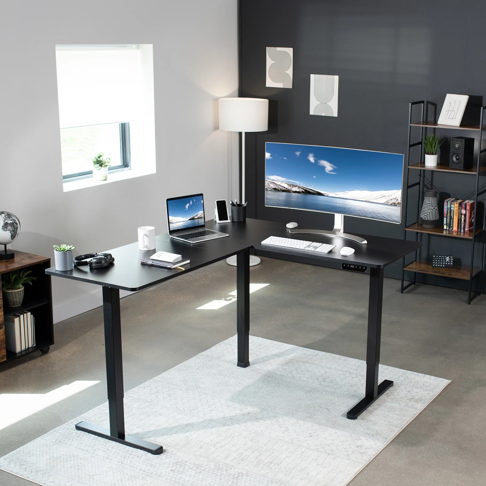 E3 Series - Corner Electric Desk - Image 9