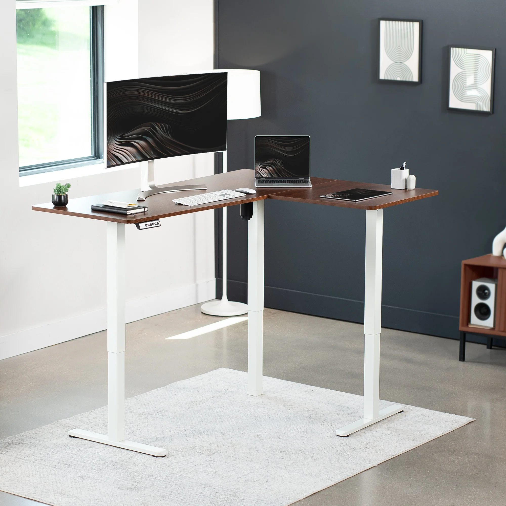 E3 Series - Corner Electric Desk - Image 90
