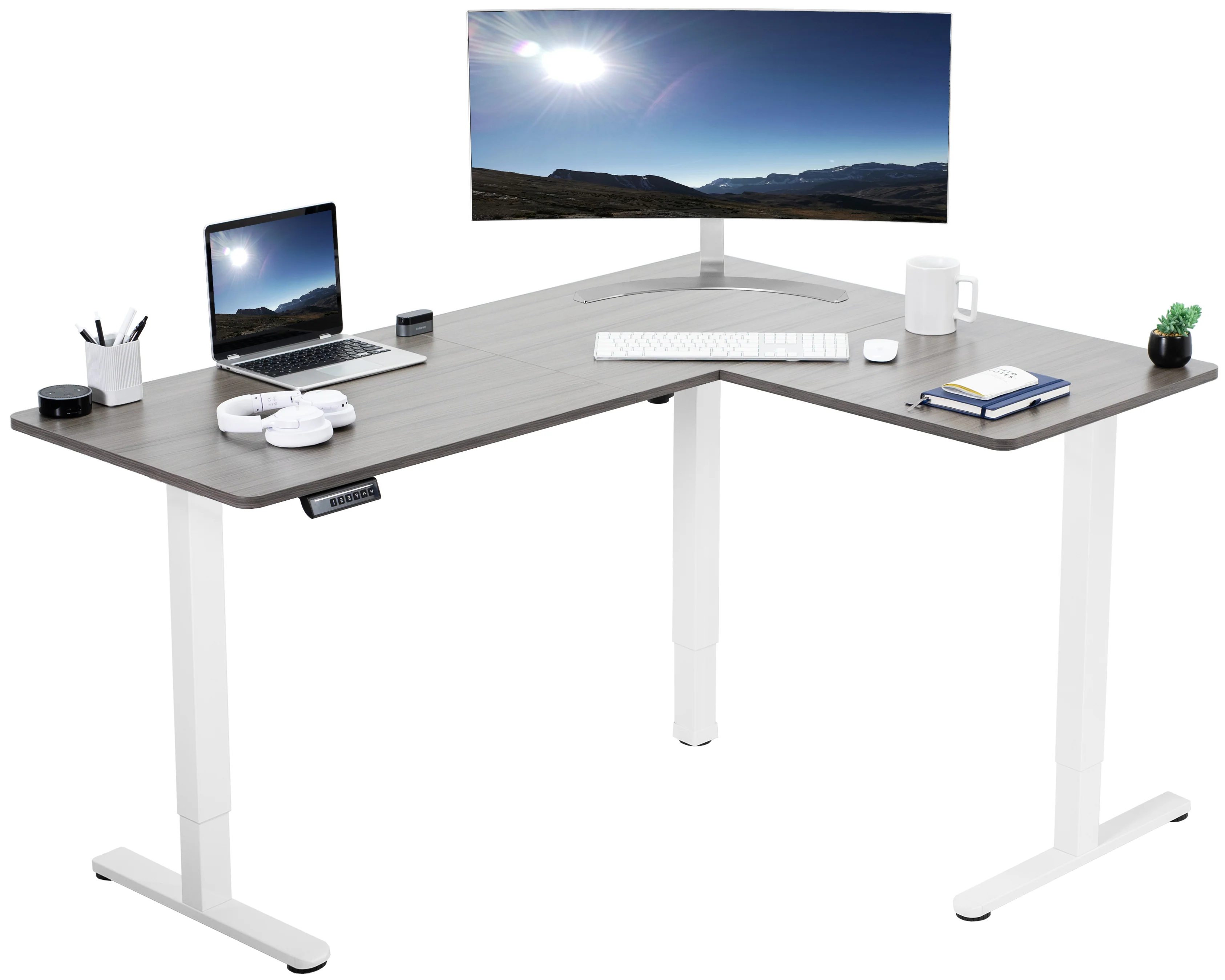 E3 Series - Corner Electric Desk - Image 91