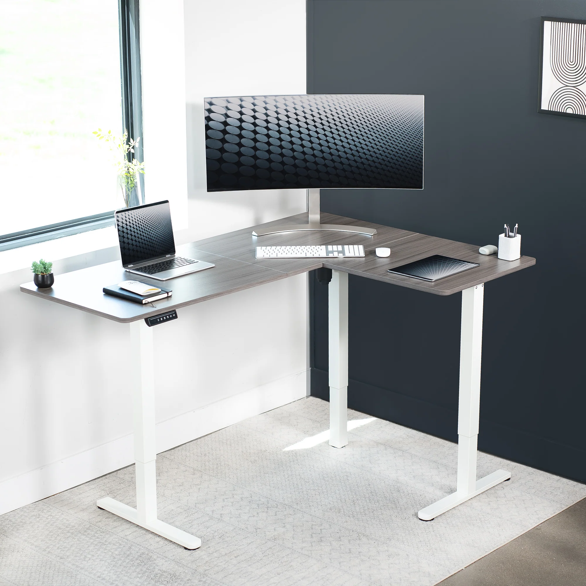 E3 Series - Corner Electric Desk - Image 92