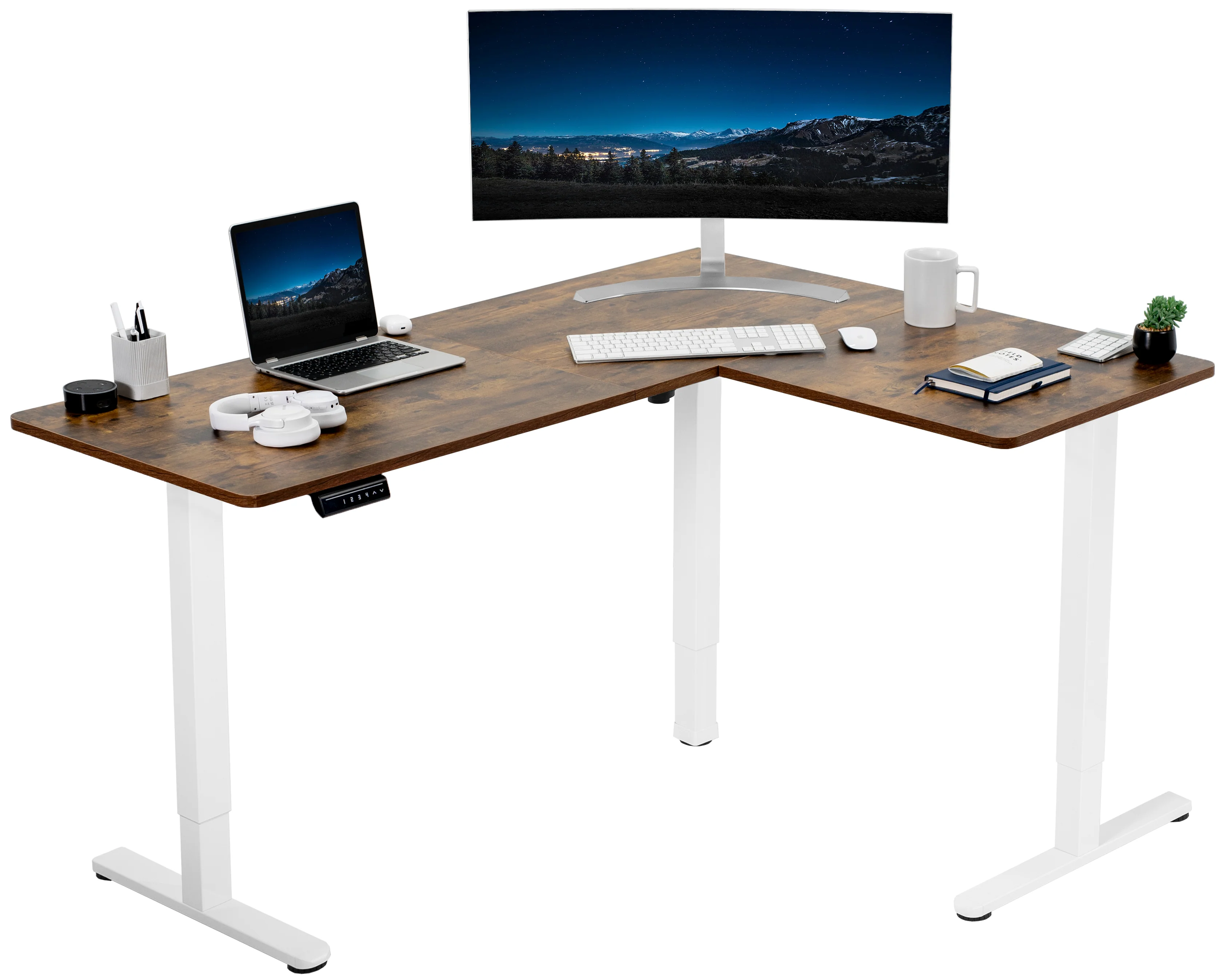 E3 Series - Corner Electric Desk - Image 93