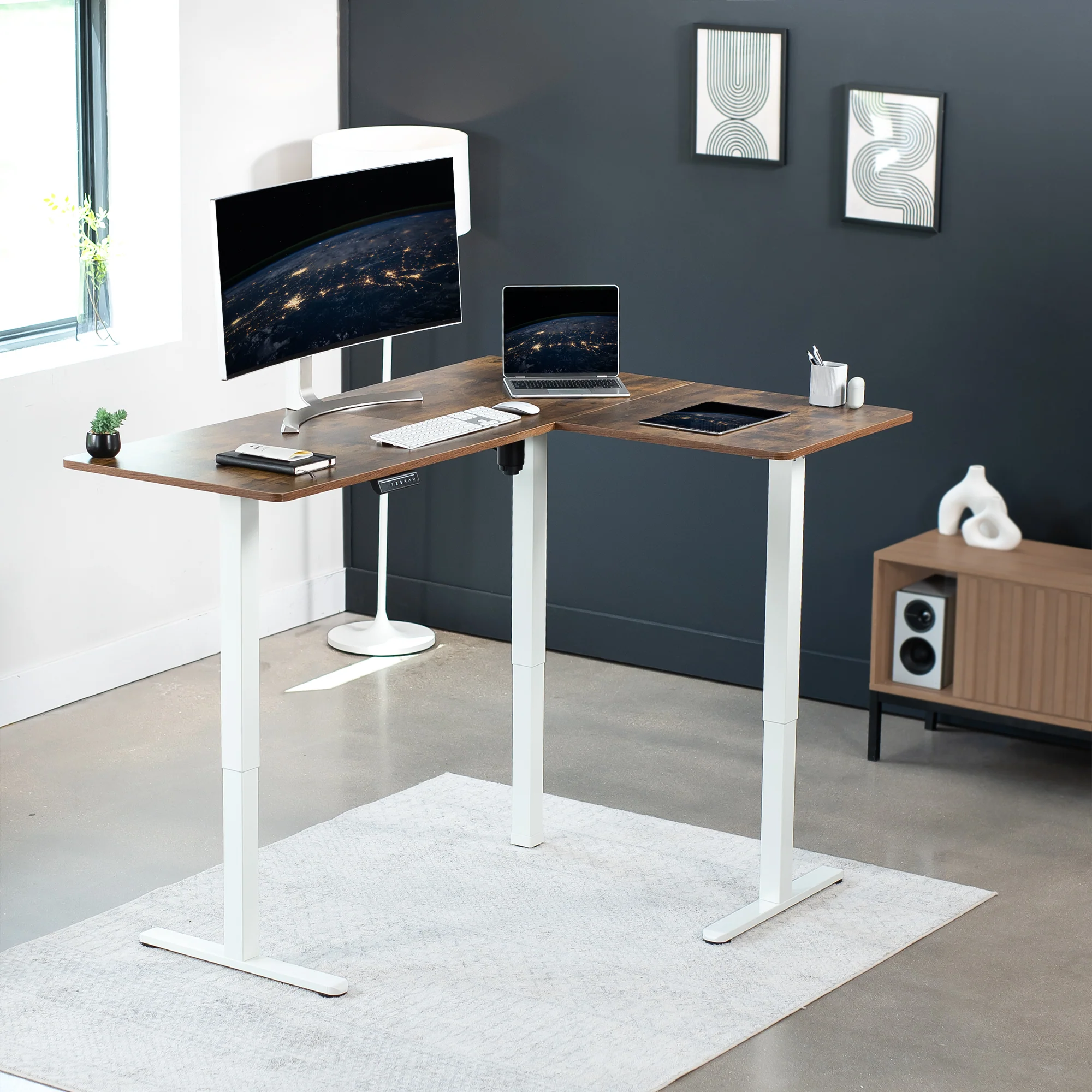 E3 Series - Corner Electric Desk - Image 94
