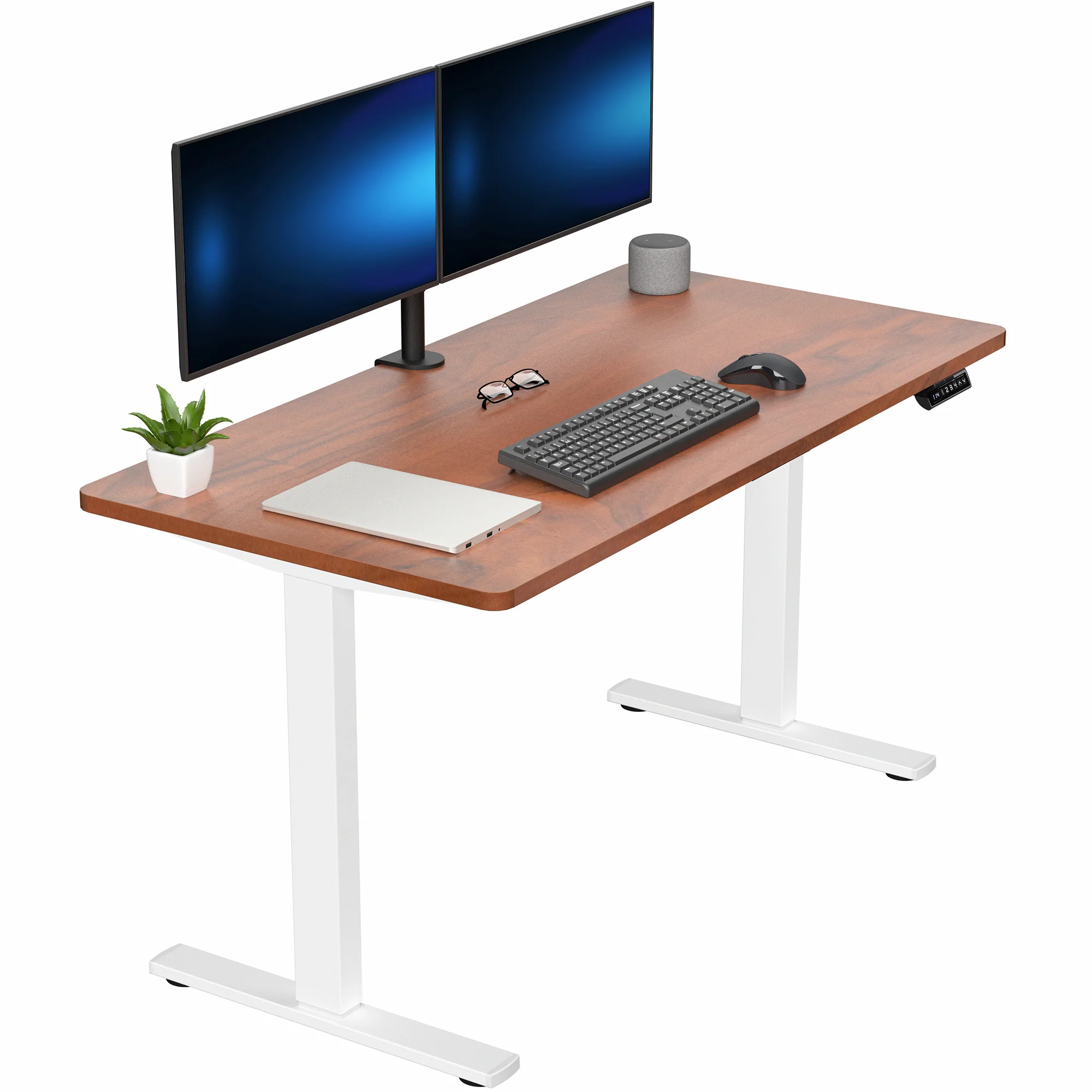 1B Solid Top Series - Single Motor Electric Desk with Push Button Memory Controller - Image 106