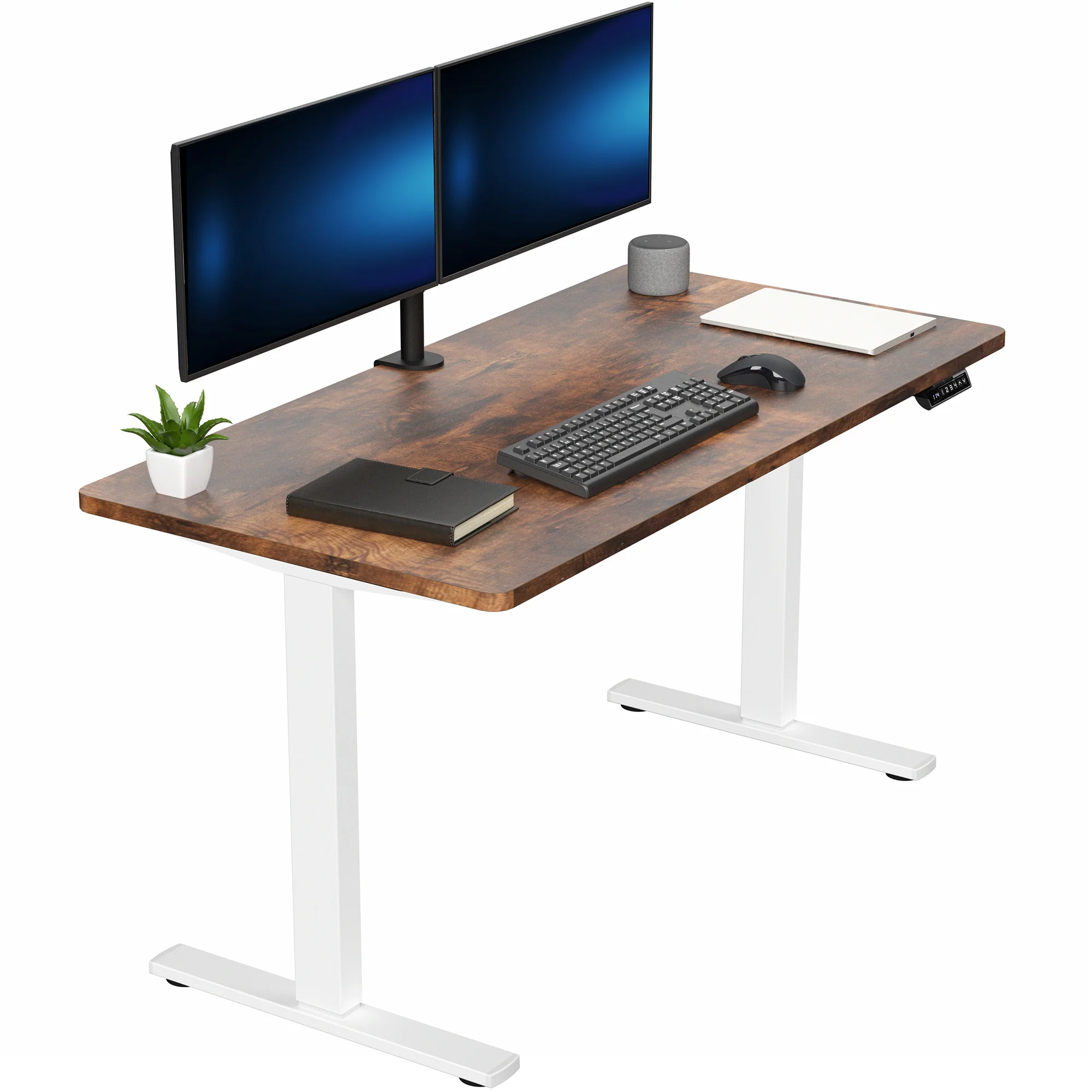 1B Solid Top Series - Single Motor Electric Desk with Push Button Memory Controller - Image 110