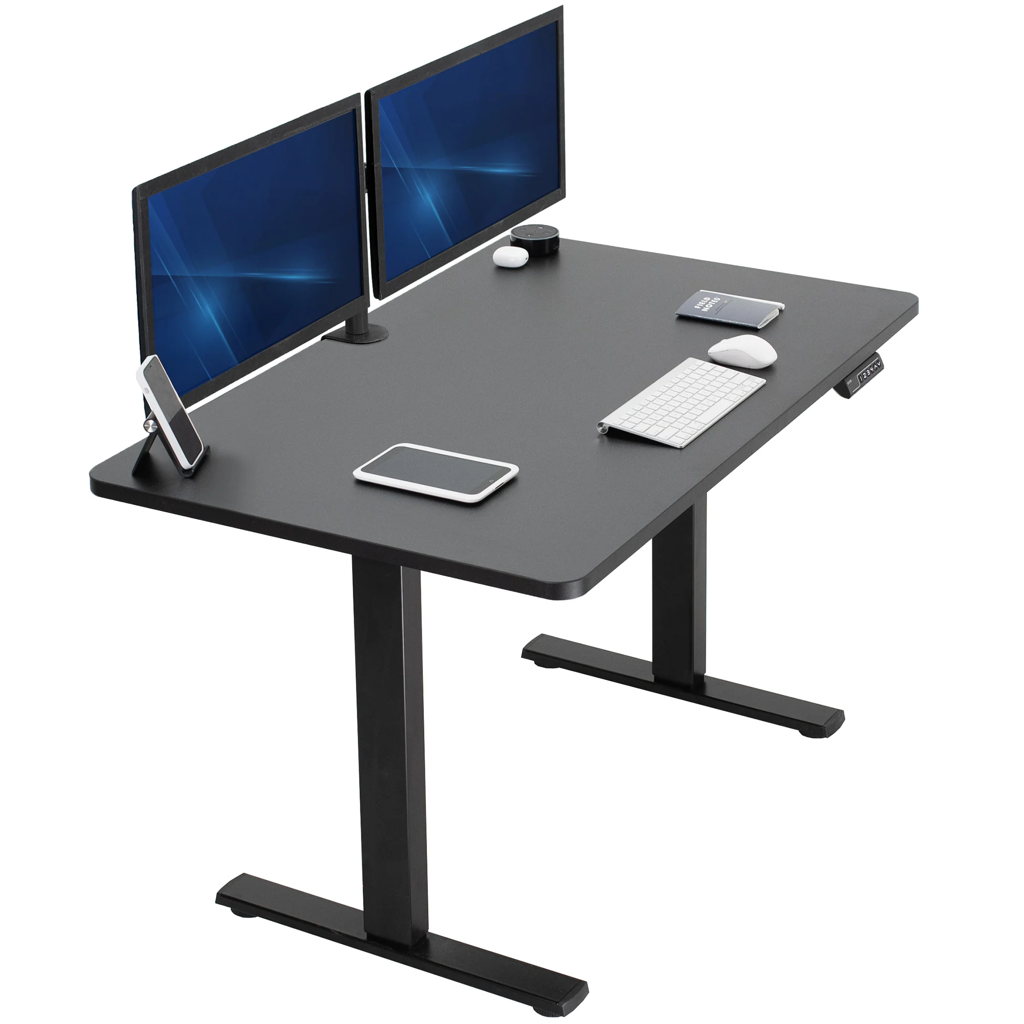 1B Solid Top Series - Single Motor Electric Desk with Push Button Memory Controller - Image 114