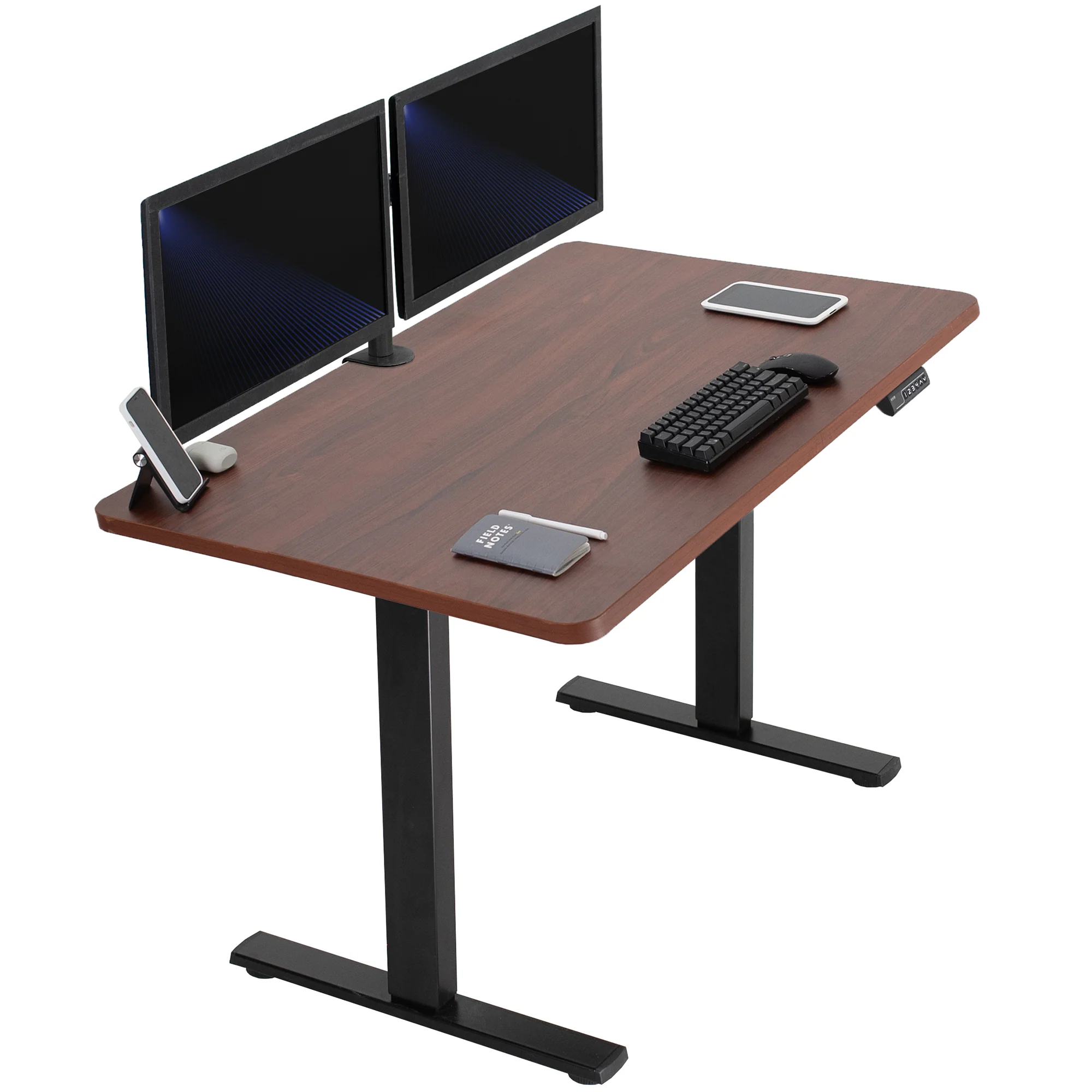 1B Solid Top Series - Single Motor Electric Desk with Push Button Memory Controller - Image 124