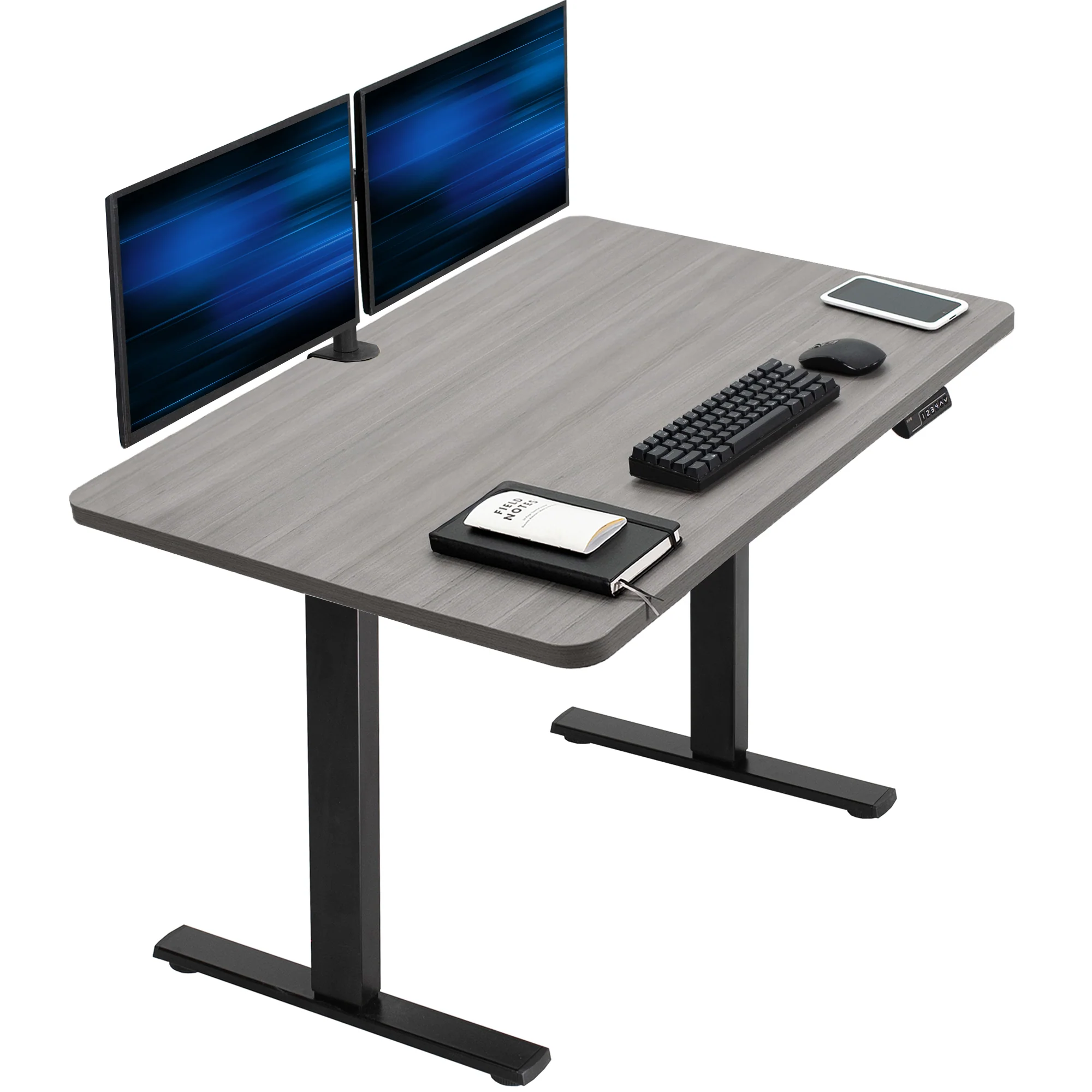 1B Solid Top Series - Single Motor Electric Desk with Push Button Memory Controller - Image 126