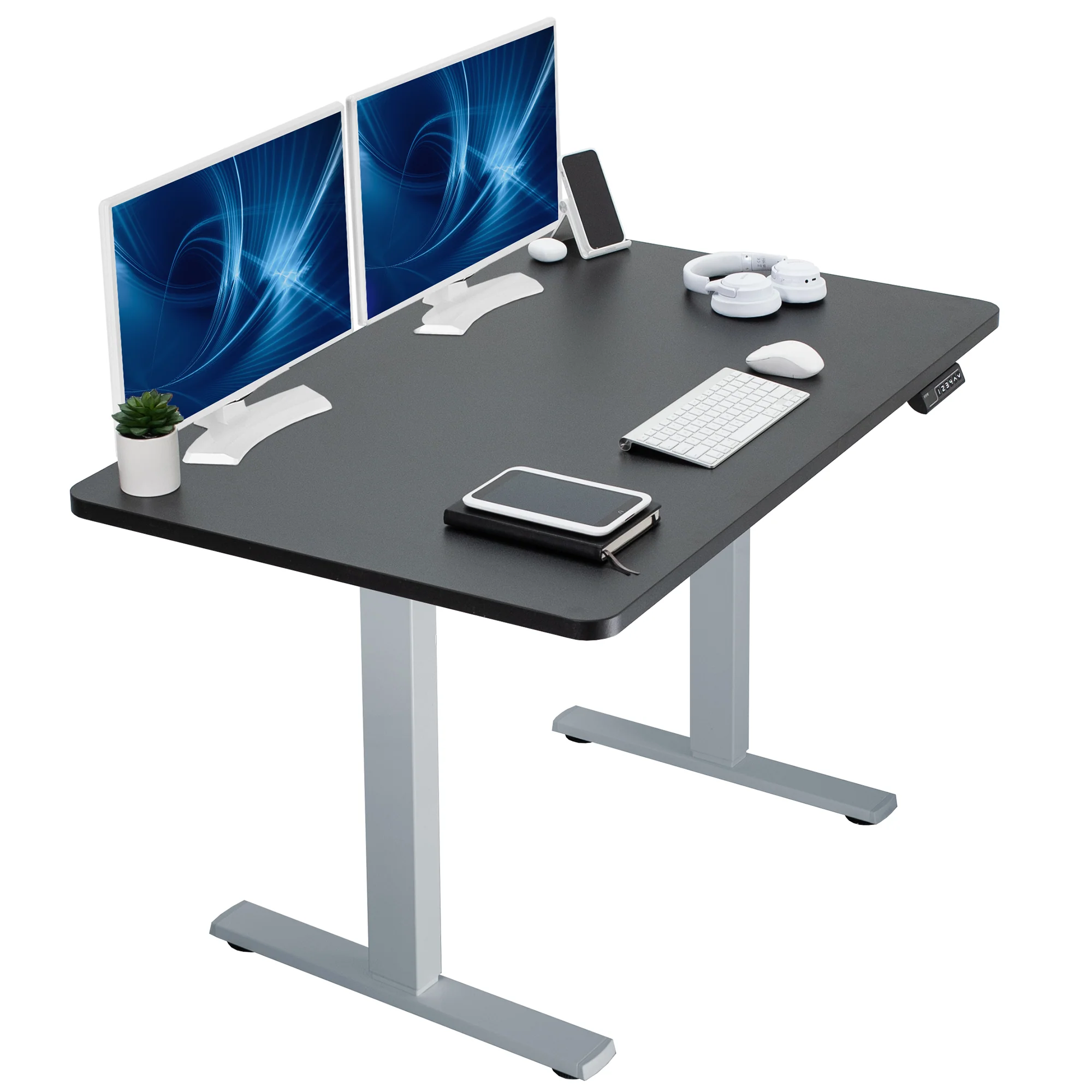 1B Solid Top Series - Single Motor Electric Desk with Push Button Memory Controller - Image 134