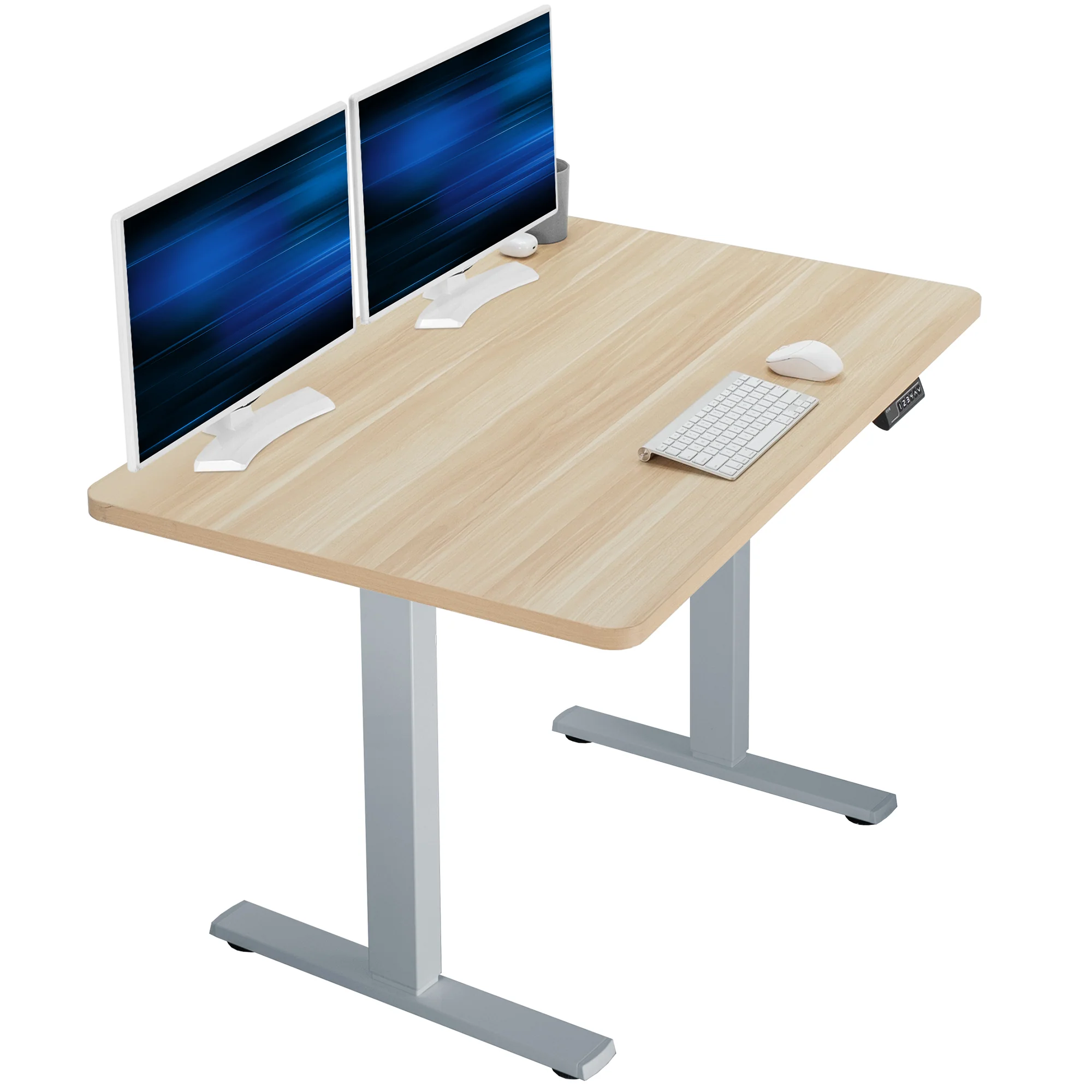 1B Solid Top Series - Single Motor Electric Desk with Push Button Memory Controller - Image 136