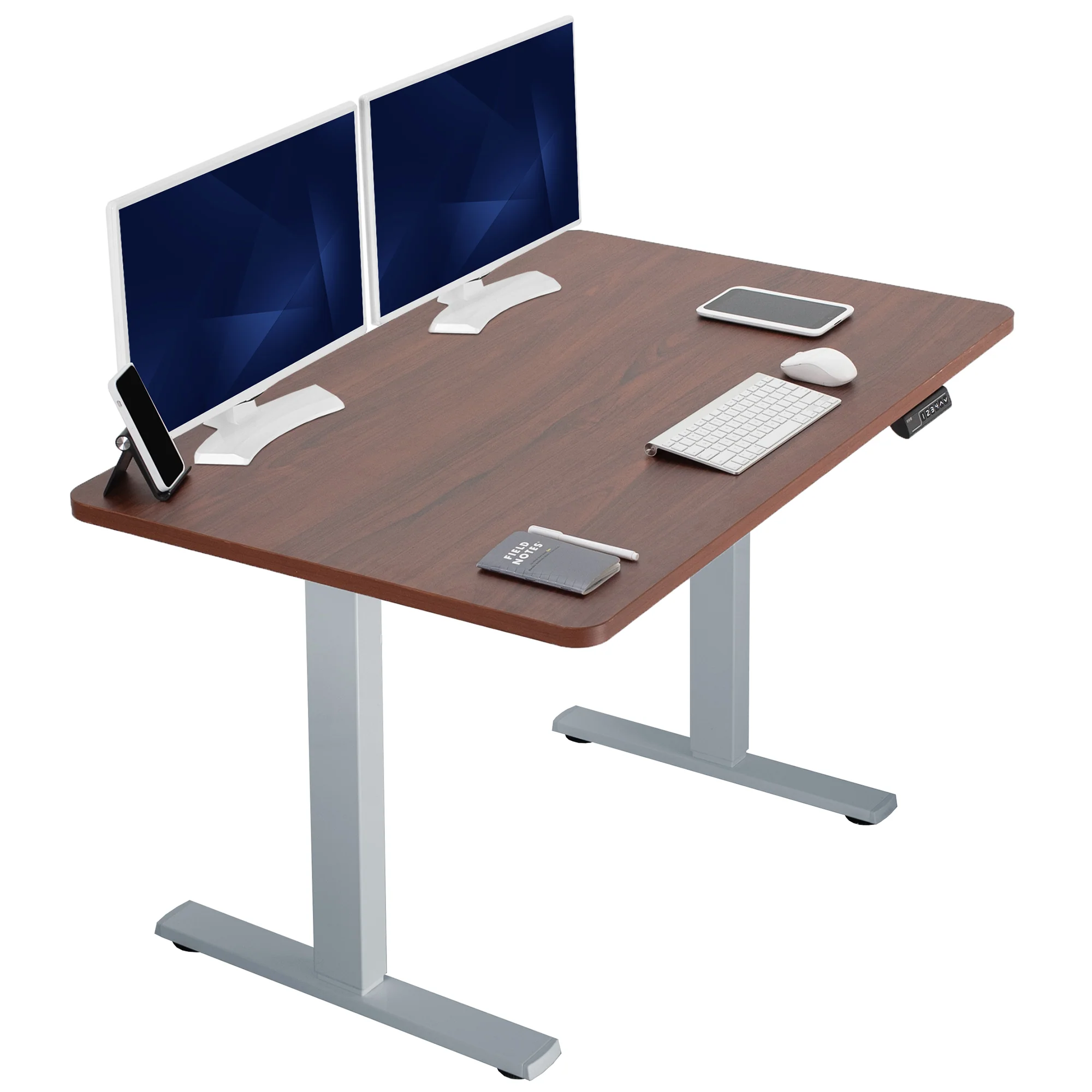1B Solid Top Series - Single Motor Electric Desk with Push Button Memory Controller - Image 138