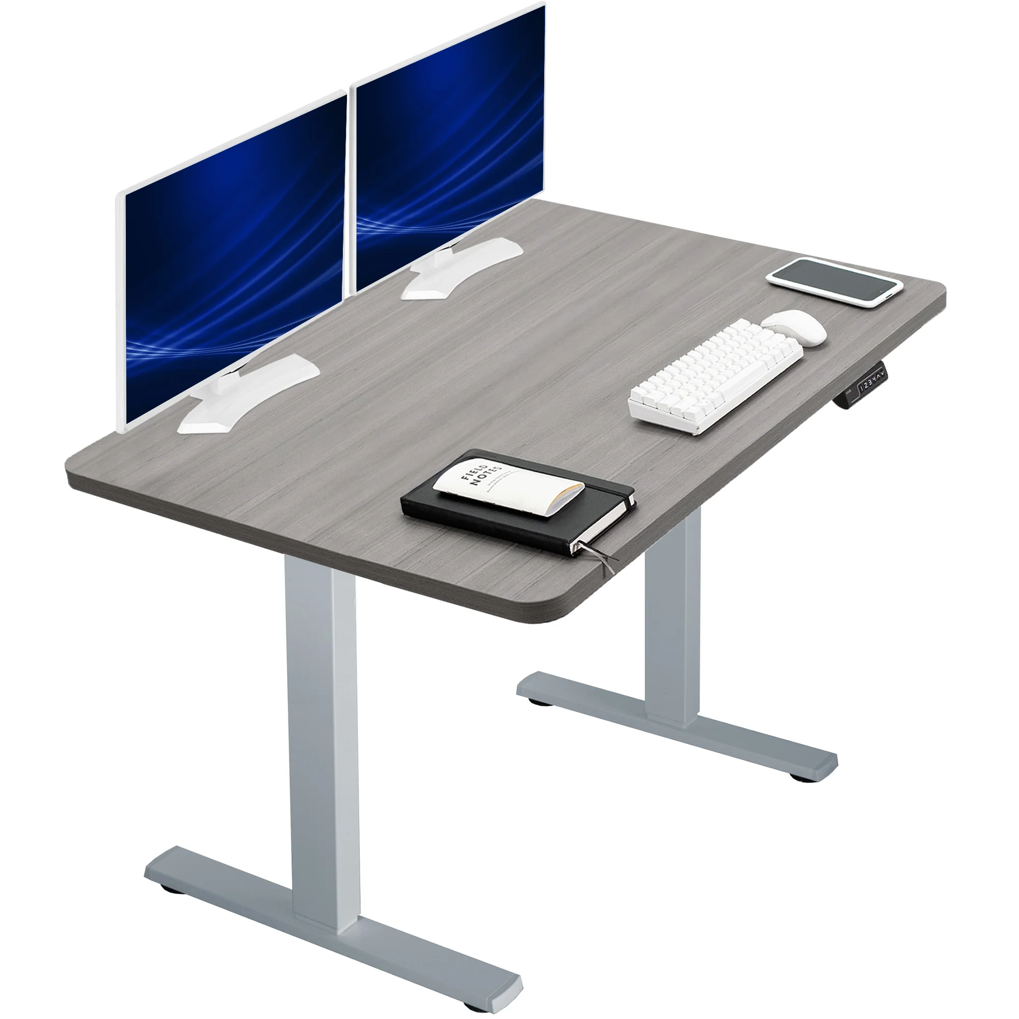 1B Solid Top Series - Single Motor Electric Desk with Push Button Memory Controller - Image 141