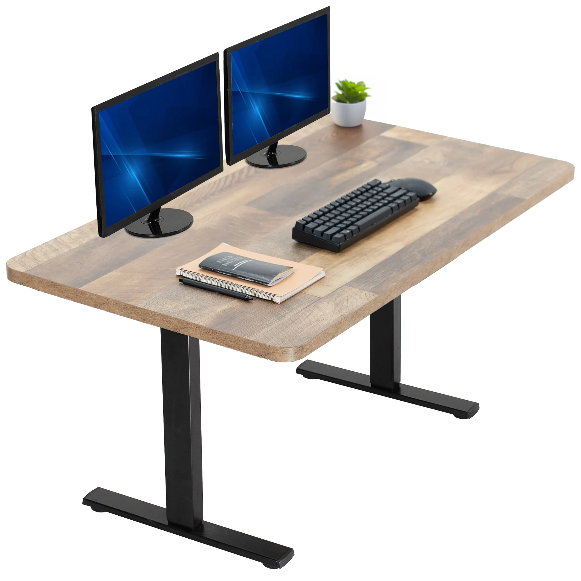 1B Solid Top Series - Single Motor Electric Desk with Push Button Memory Controller - Image 172