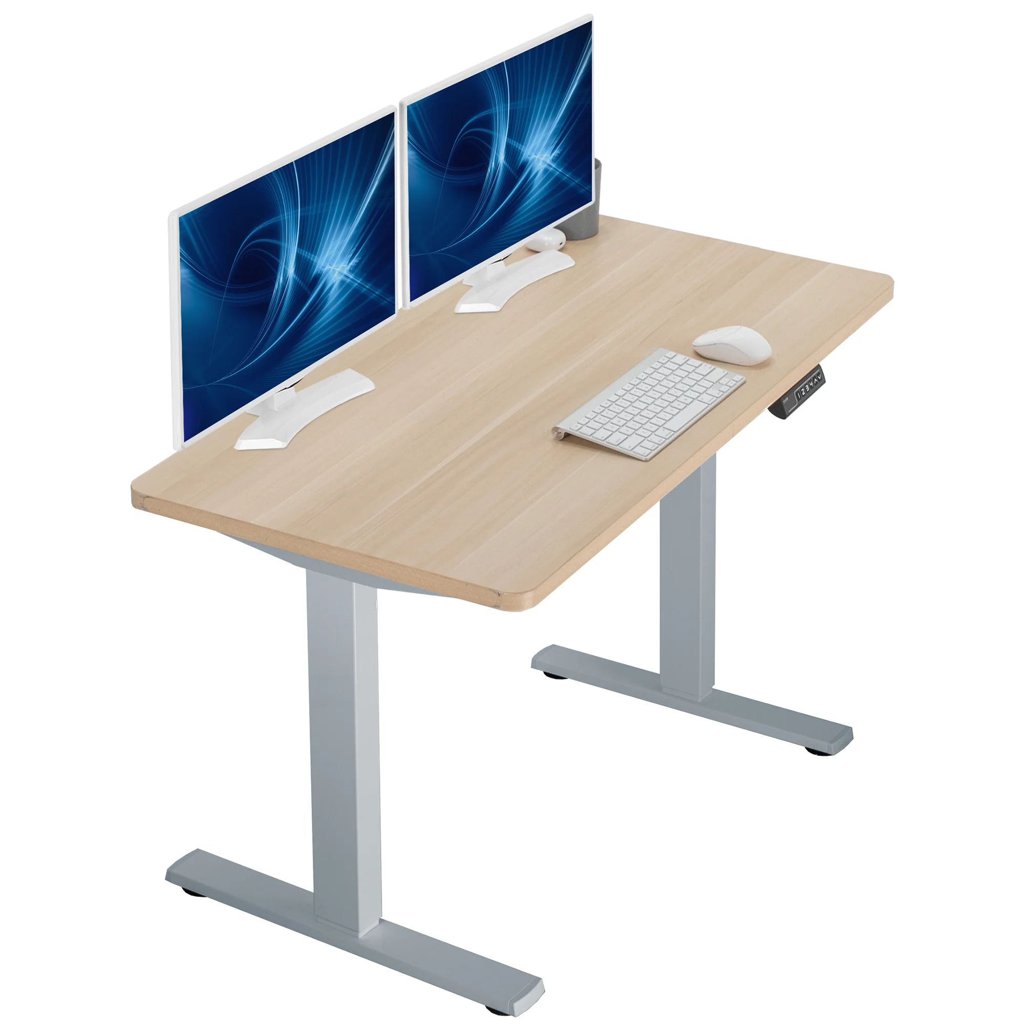 1B Solid Top Series - Single Motor Electric Desk with Push Button Memory Controller - Image 178