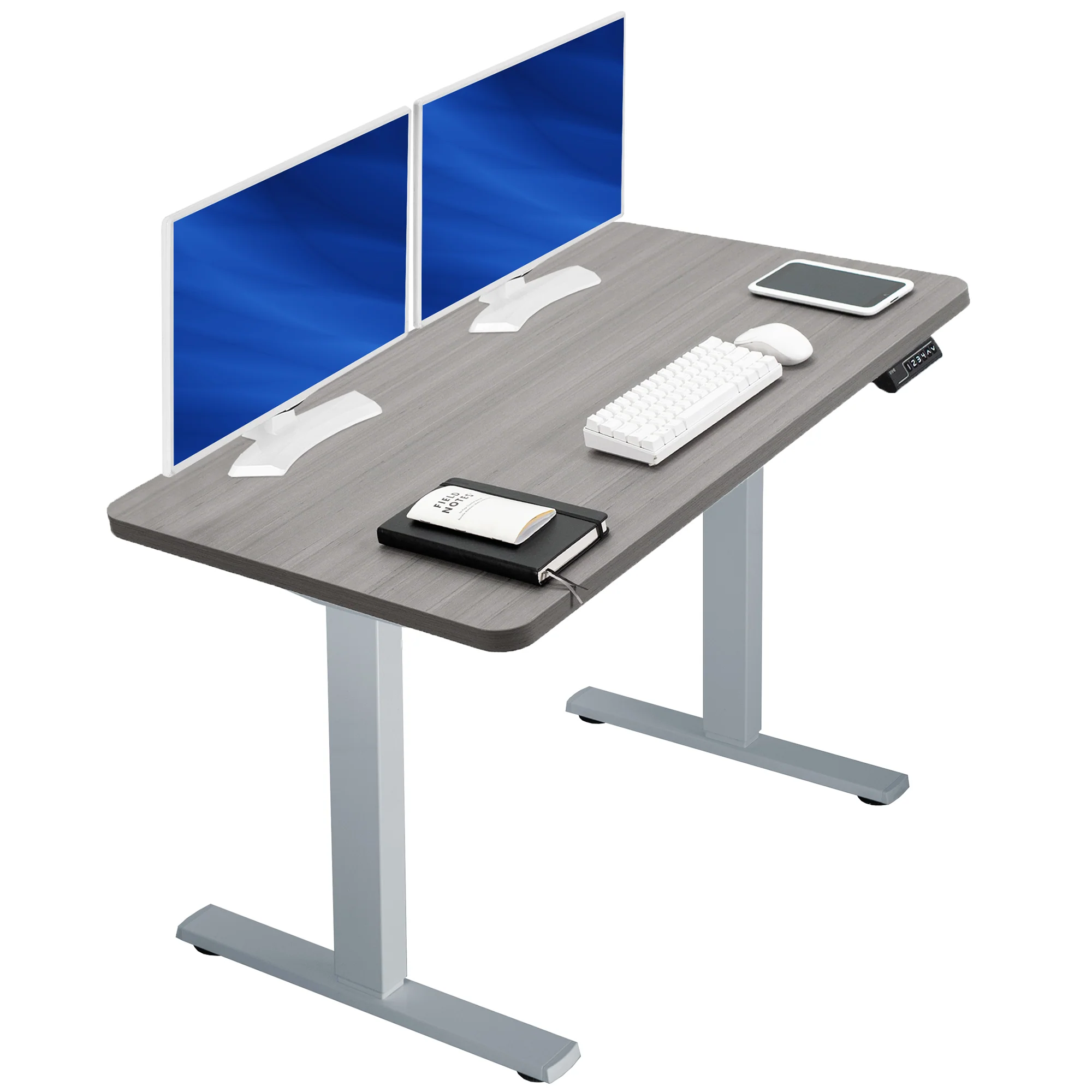 1B Solid Top Series - Single Motor Electric Desk with Push Button Memory Controller - Image 182