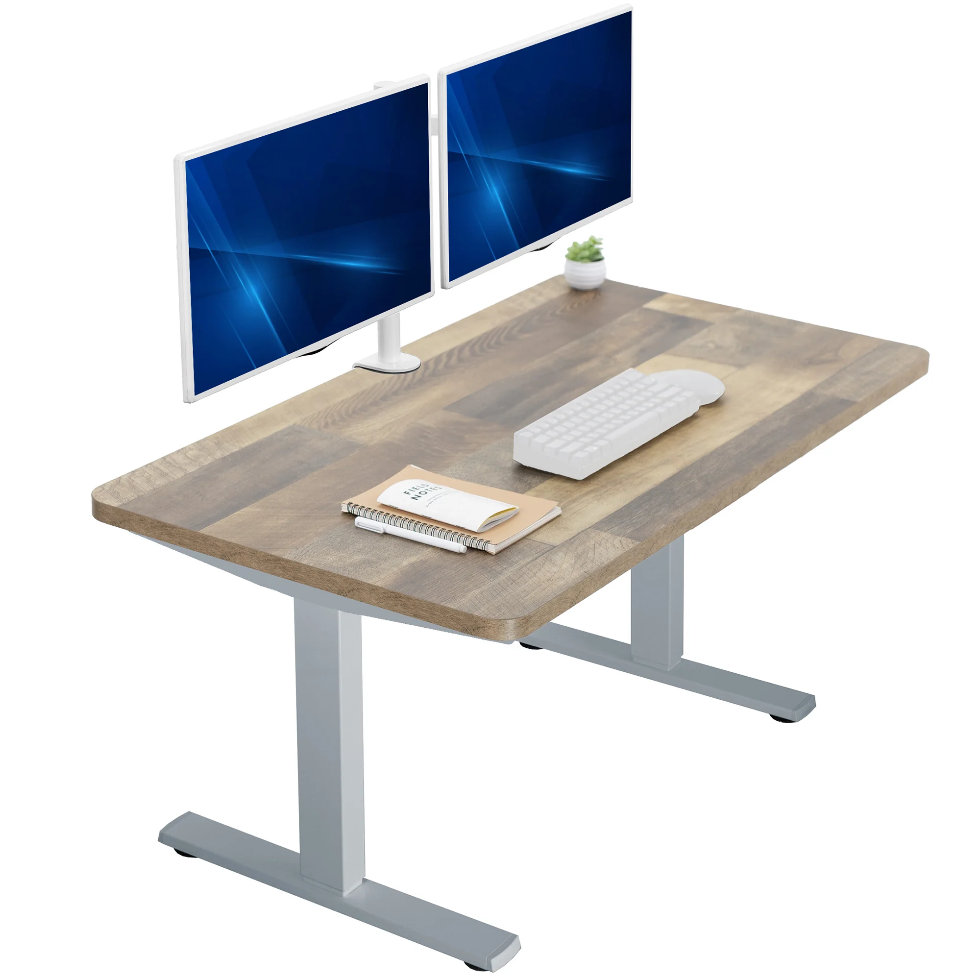 1B Solid Top Series - Single Motor Electric Desk with Push Button Memory Controller - Image 186