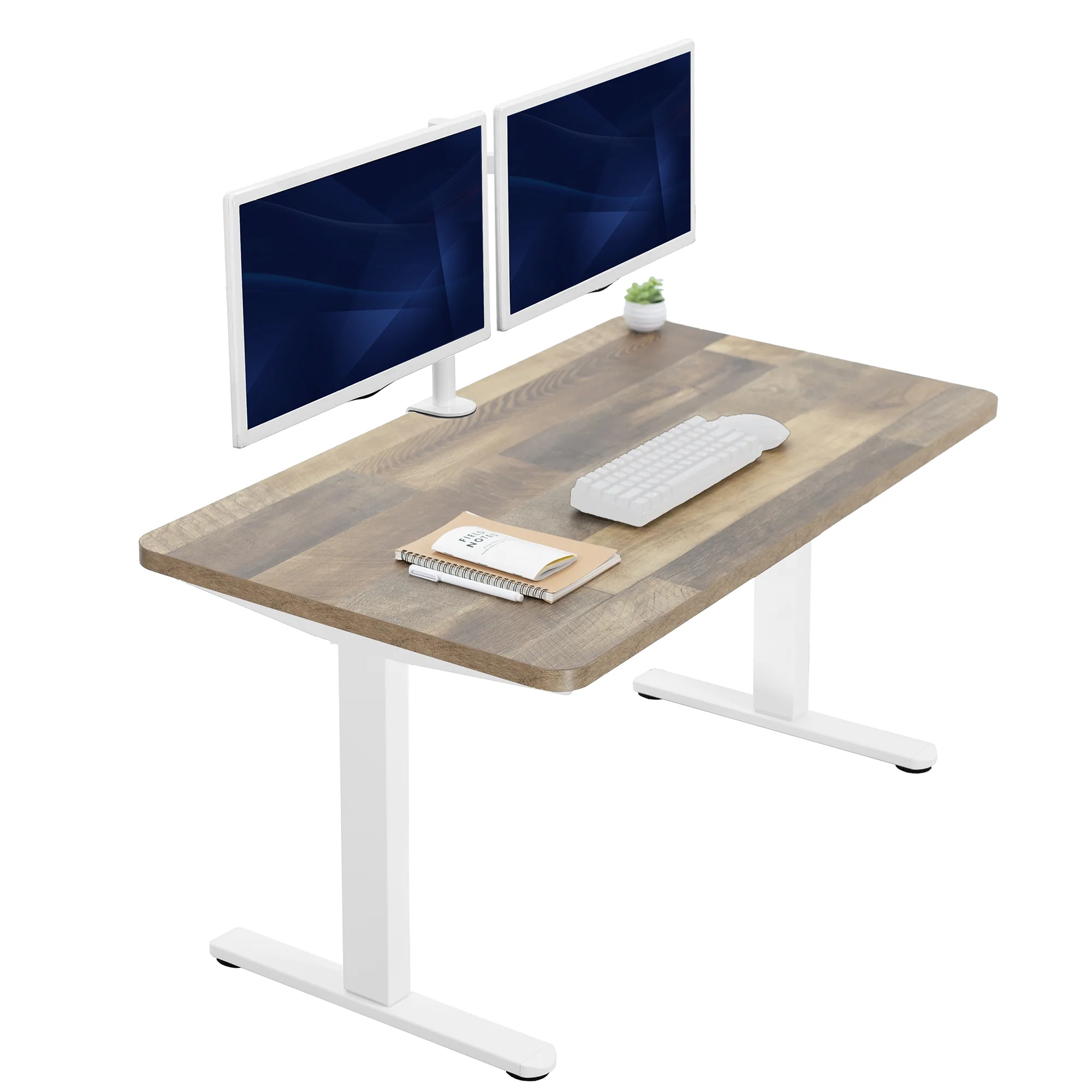 1B Solid Top Series - Single Motor Electric Desk with Push Button Memory Controller - Image 198